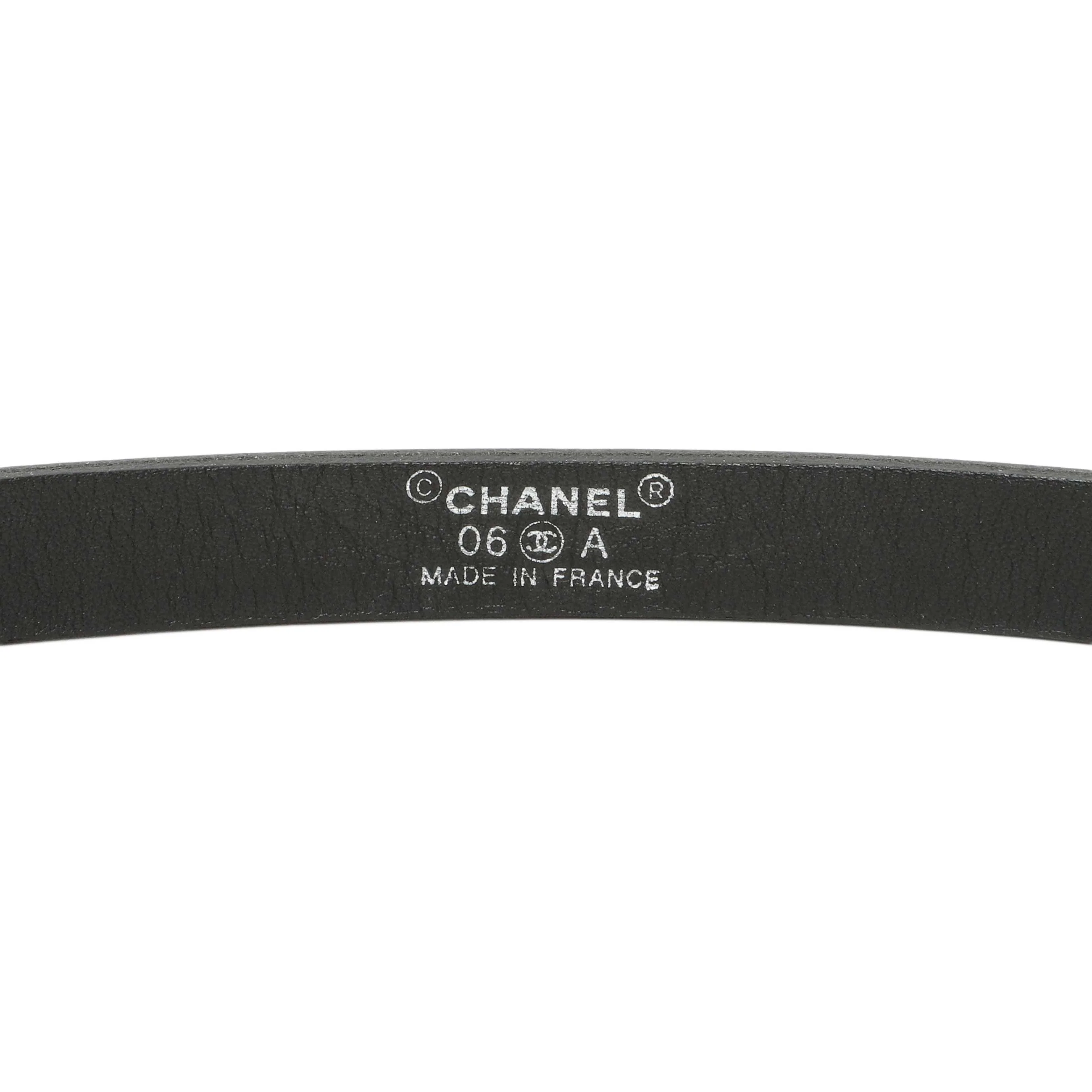 Chanel Black Patent Strass Crystal Belt - Image 3