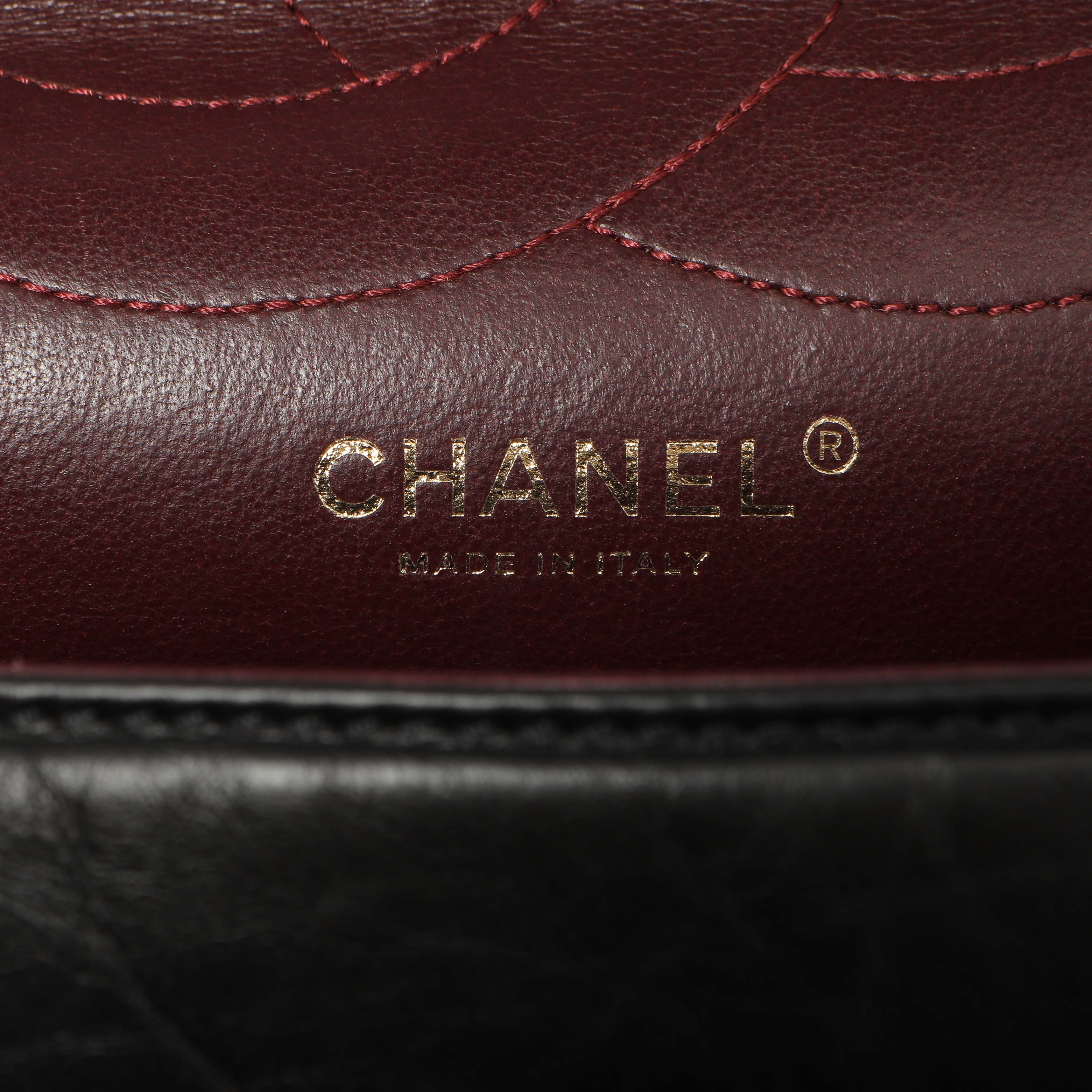 Chanel Black Quilted Aged Calfskin 2.55 Reissue Double Flap 227 - Image 7