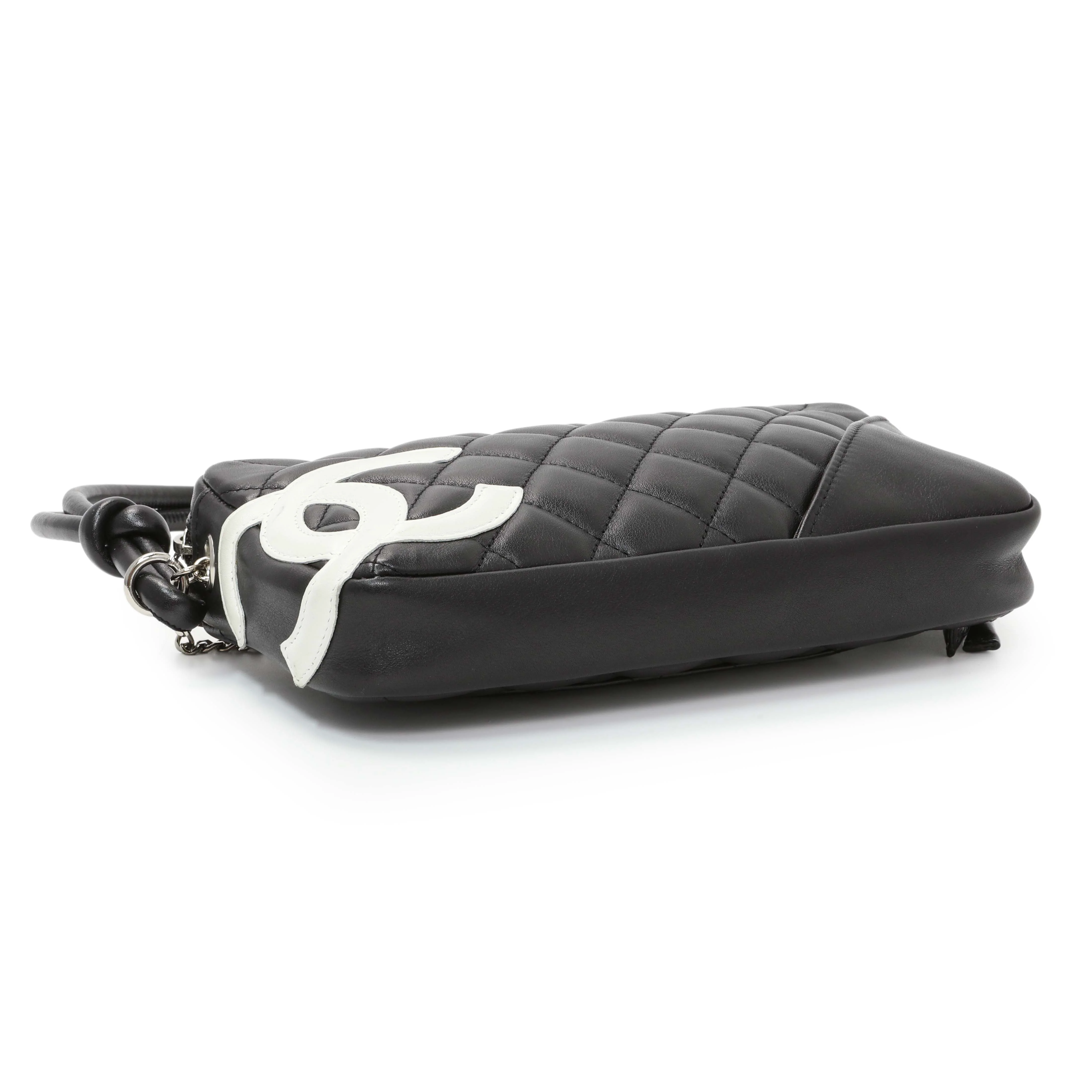 Chanel Black Quilted Calfskin Cambon Pochette - Image 3