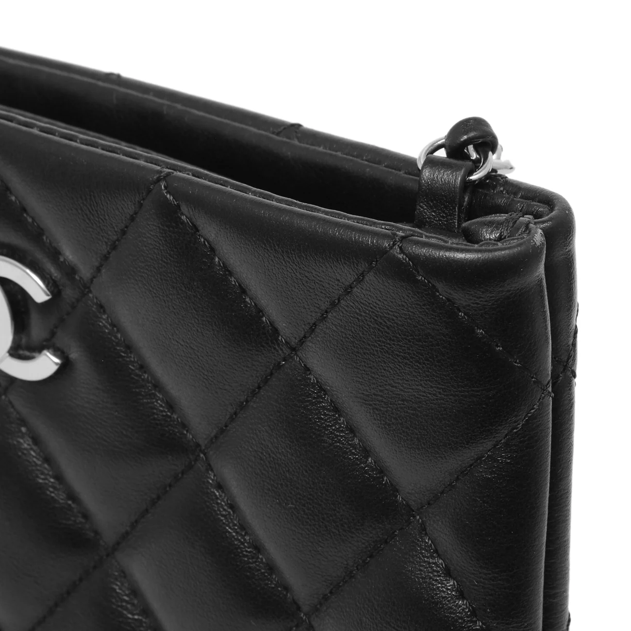Chanel Black Quilted Calfskin Uniform Crossbody Bag - Image 8