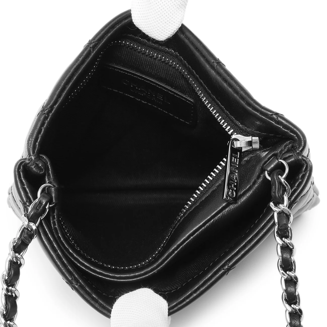 Chanel Black Quilted Calfskin Uniform Crossbody Bag - Image 5