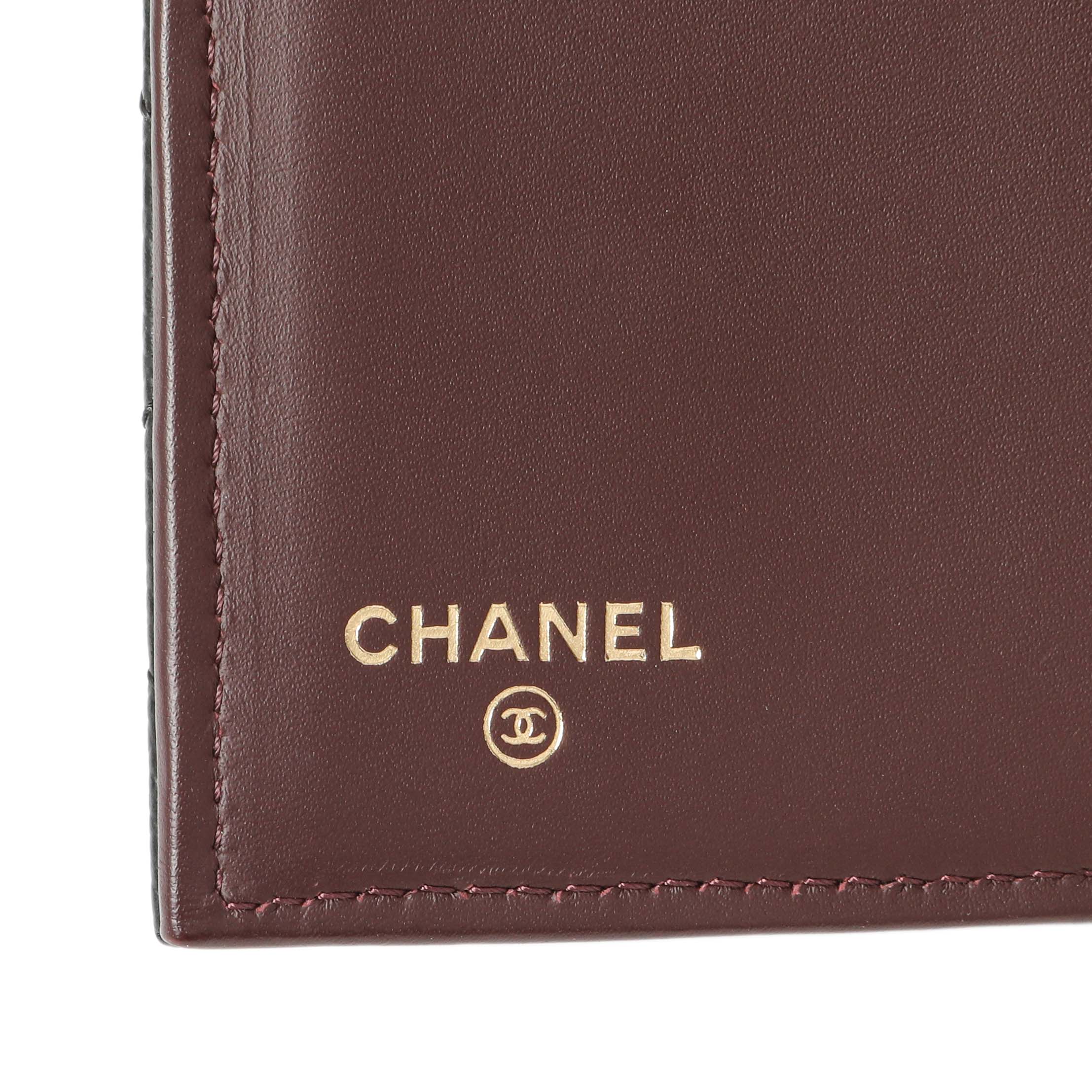 Chanel Black Quilted Caviar Large Flap Wallet - Image 13