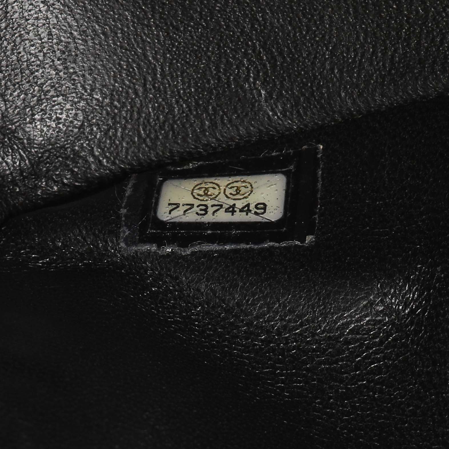 Chanel Black Quilted Caviar Medium Classic Double Flap - Image 6