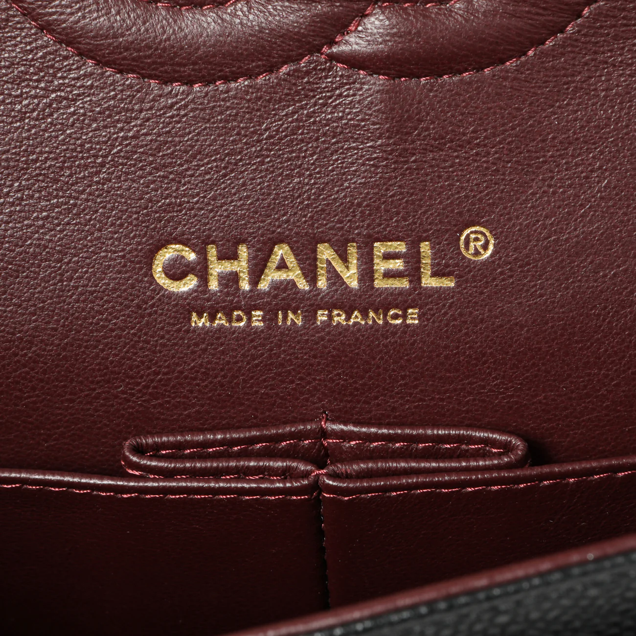 Chanel Black Quilted Caviar Medium Classic Double Flap - Image 5