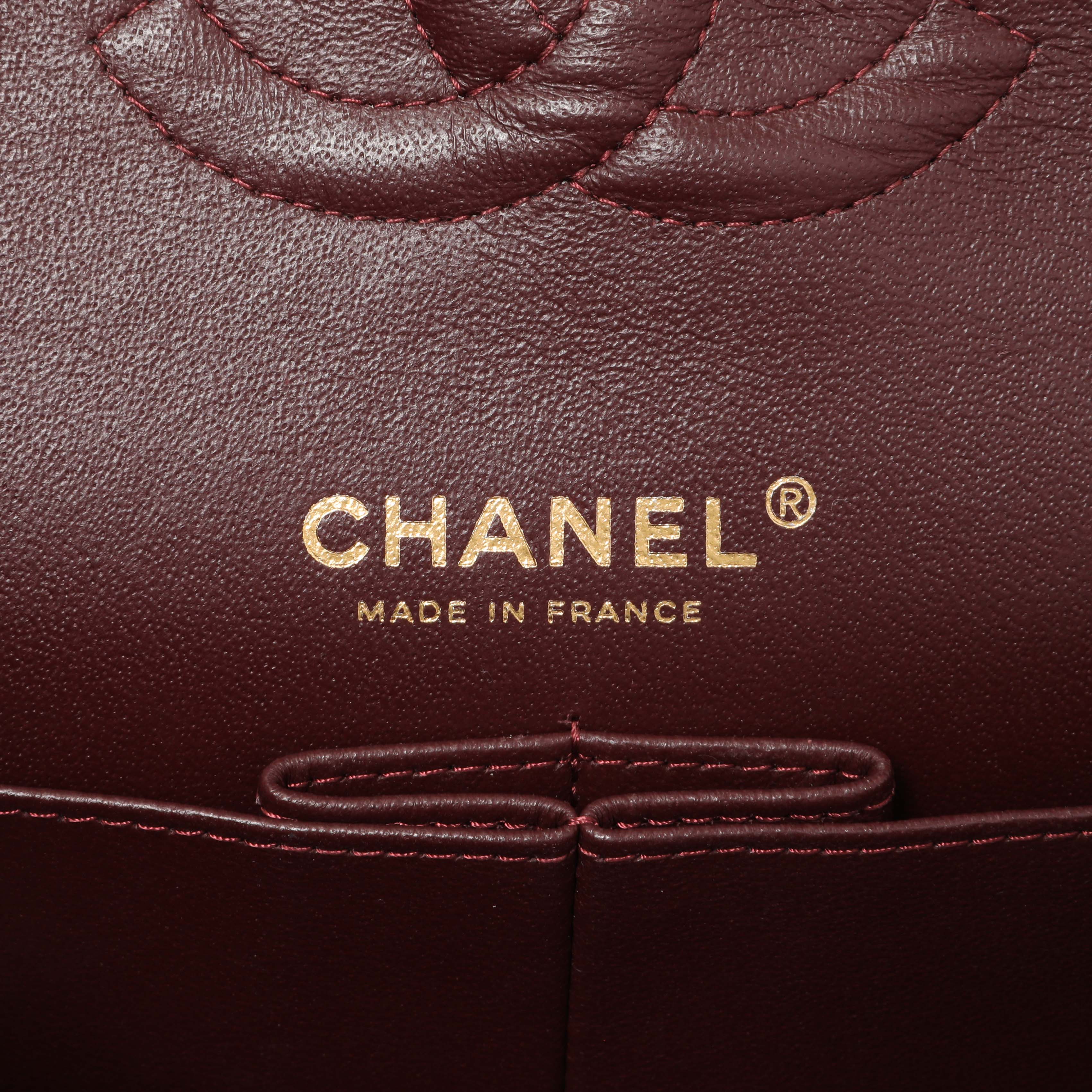 Chanel Black Quilted Caviar Medium Classic Double Flap - Image 5