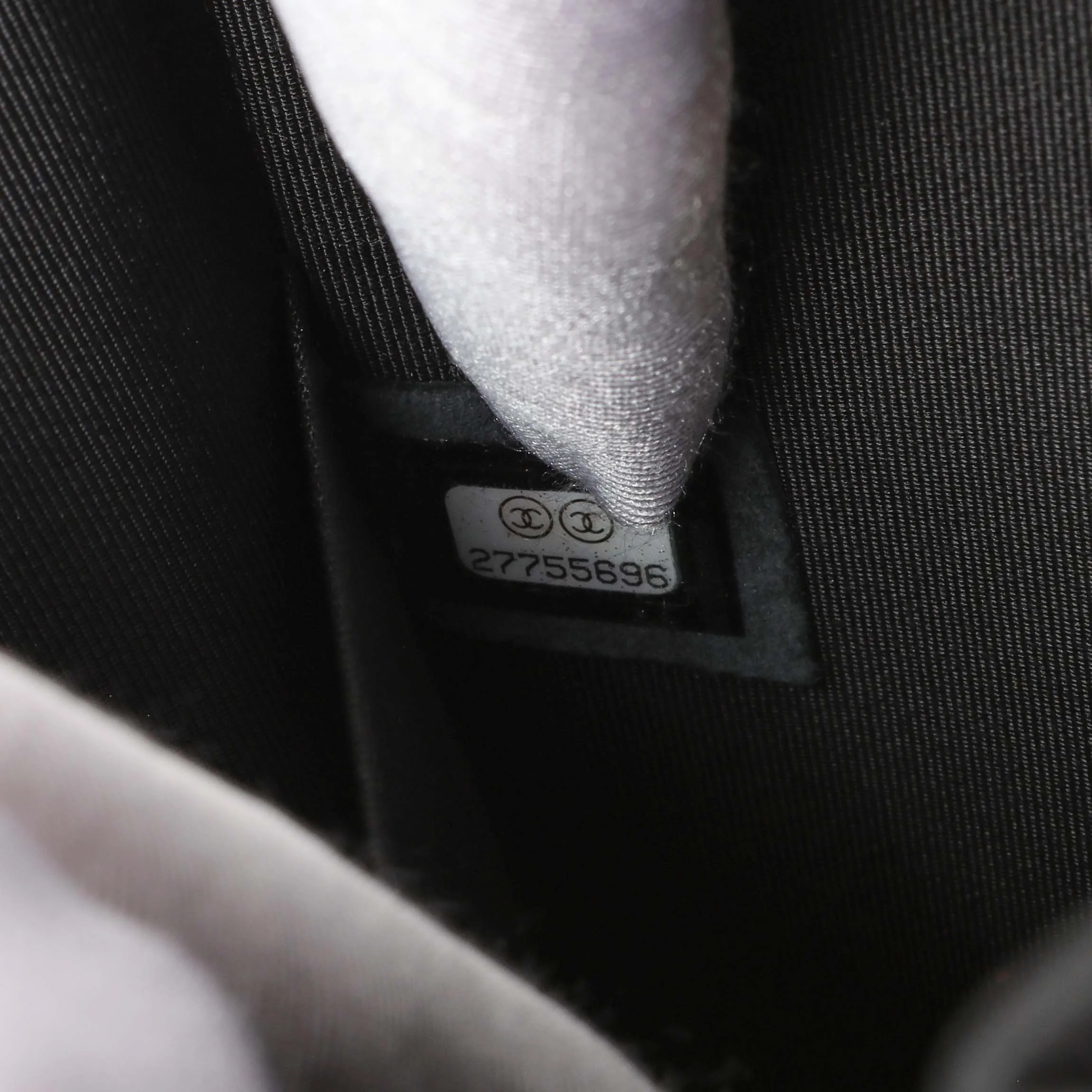 Chanel Black Quilted Caviar North South Boy Flap - Image 11