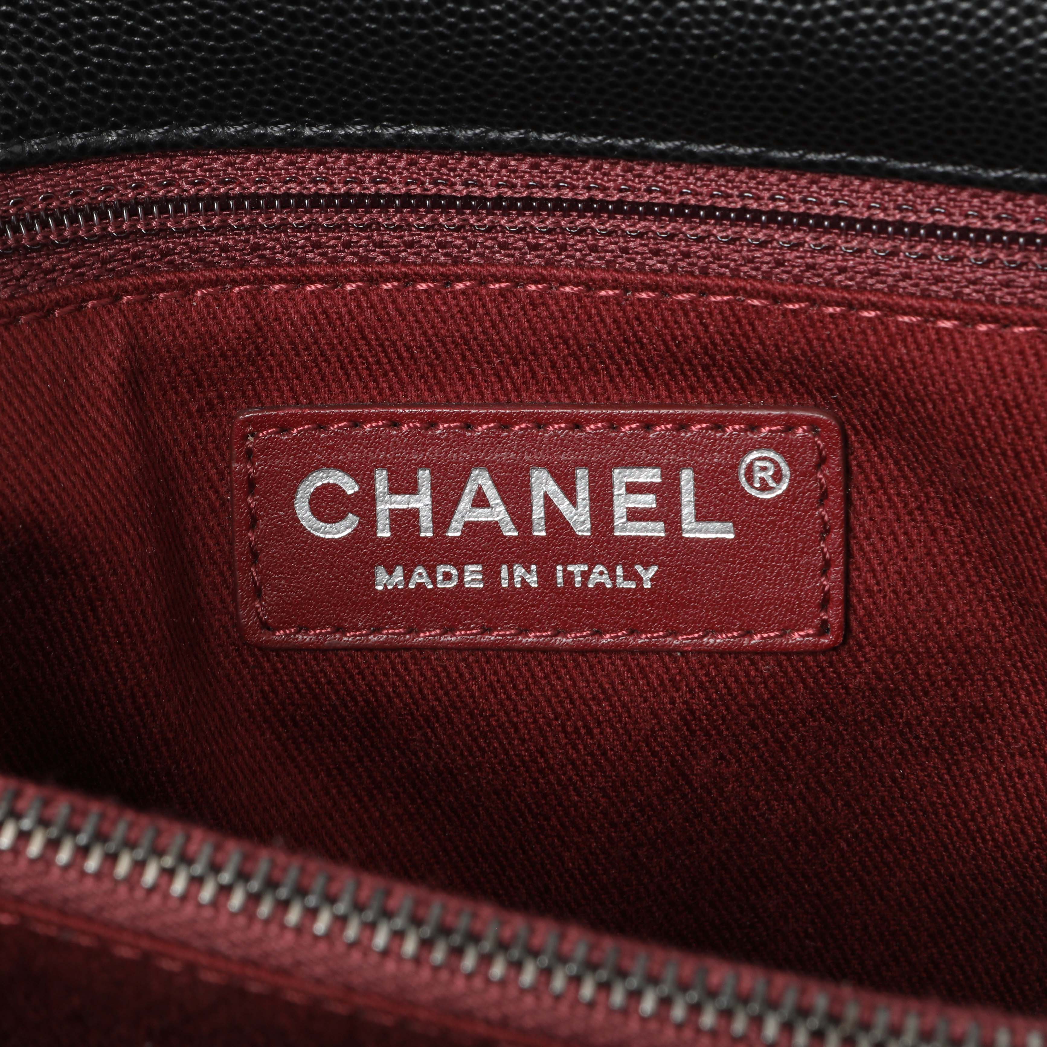 Chanel Black Quilted Caviar Small Coco Handle - Image 9