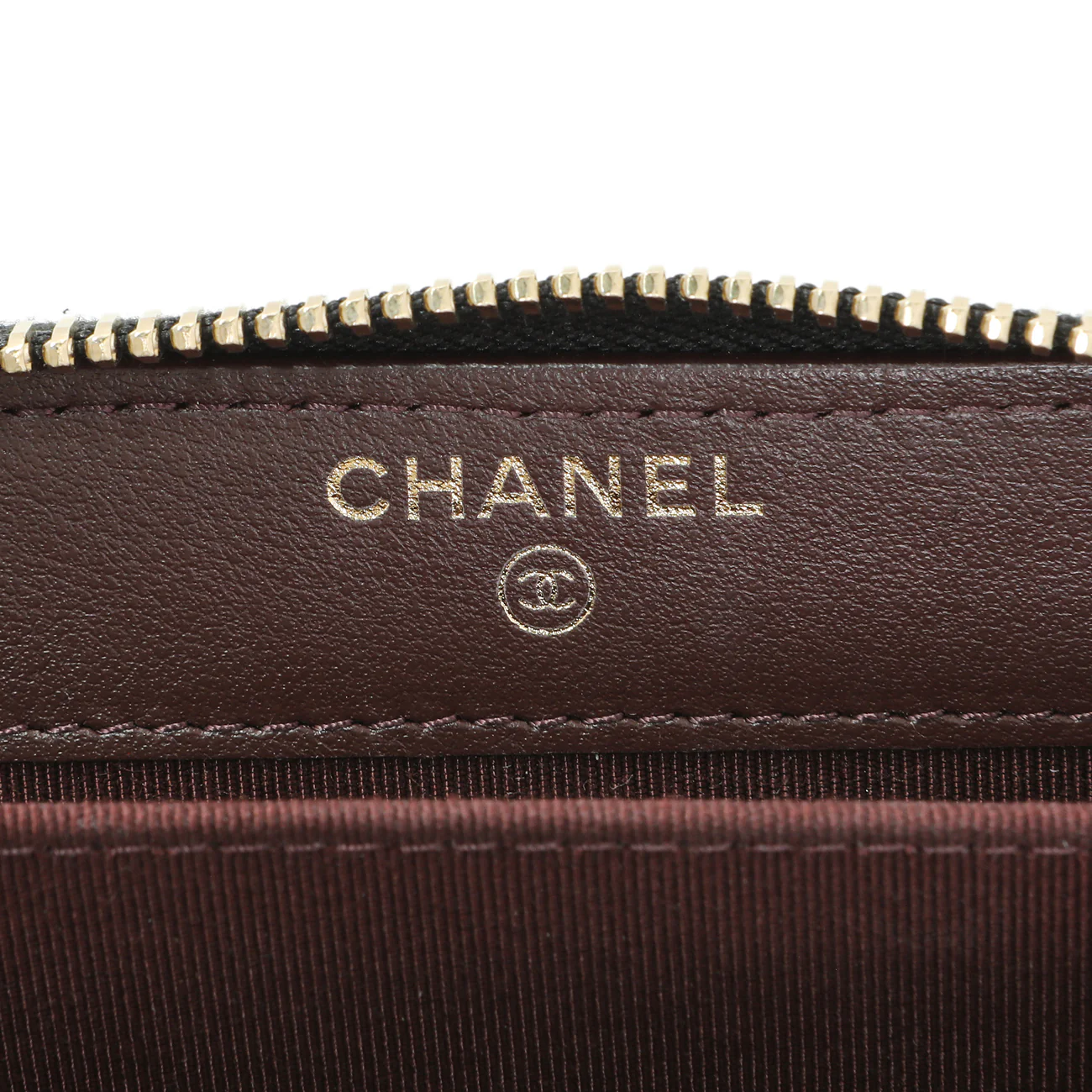 Chanel Black Quilted Caviar Zip Coin Purse - Image 5