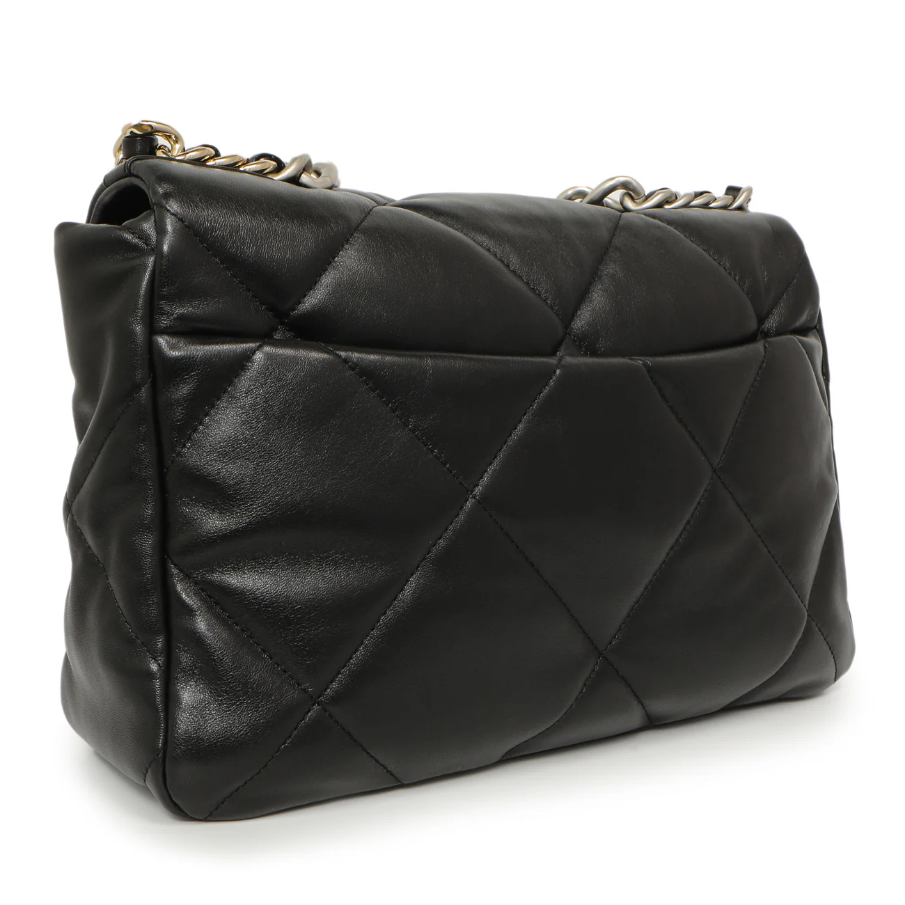 Chanel Black Quilted Lambskin Large 19 Flap - Image 3