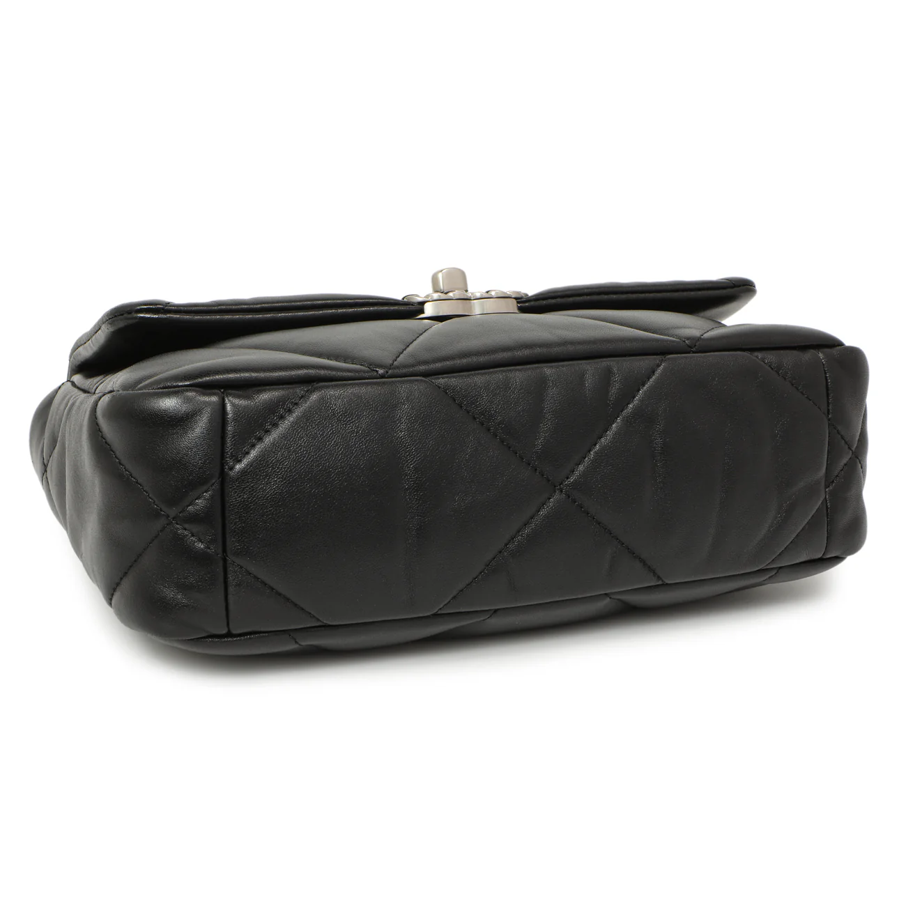 Chanel Black Quilted Lambskin Medium 19 Flap - Image 4