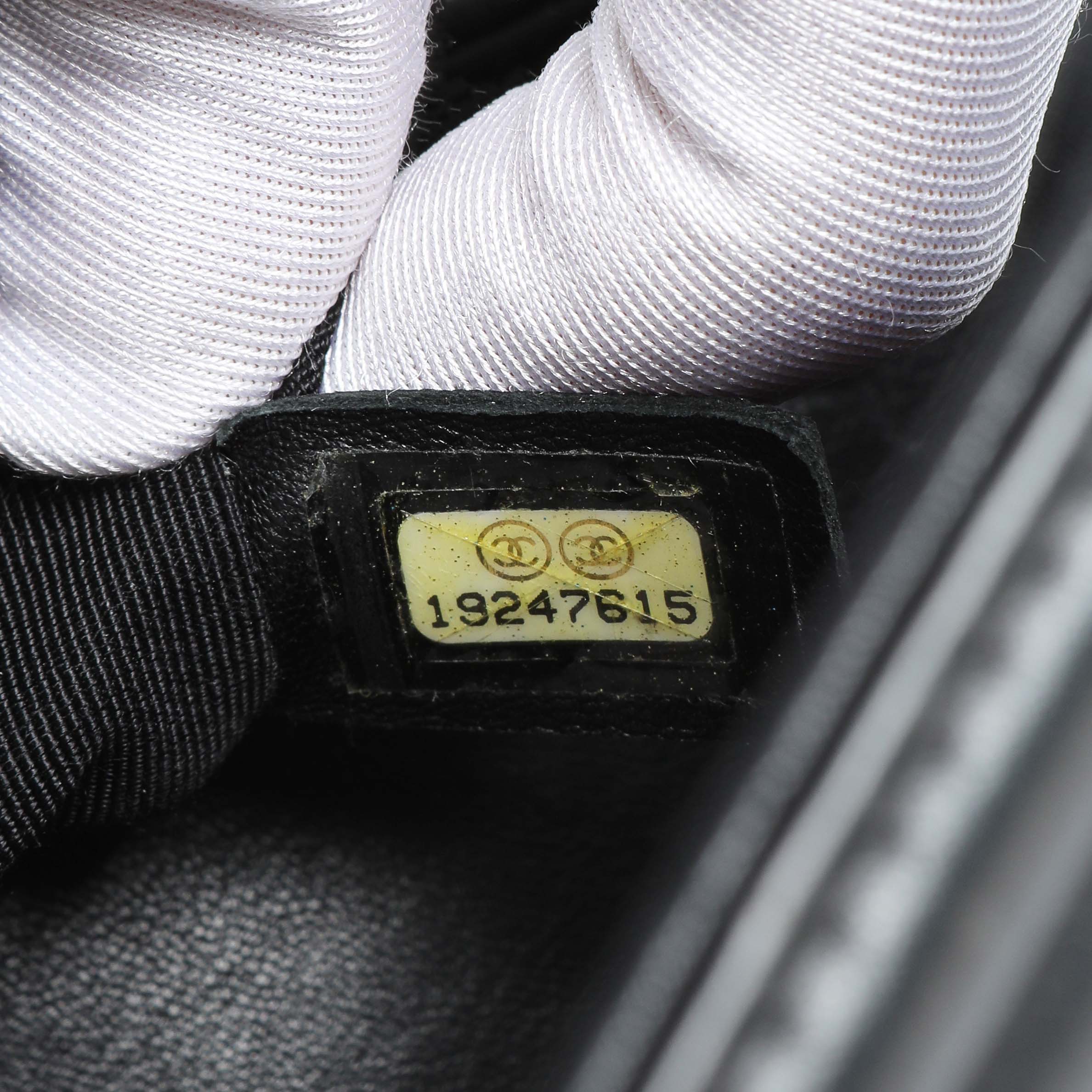 Chanel Black Quilted Lambskin Medium Boy Flap - Image 11