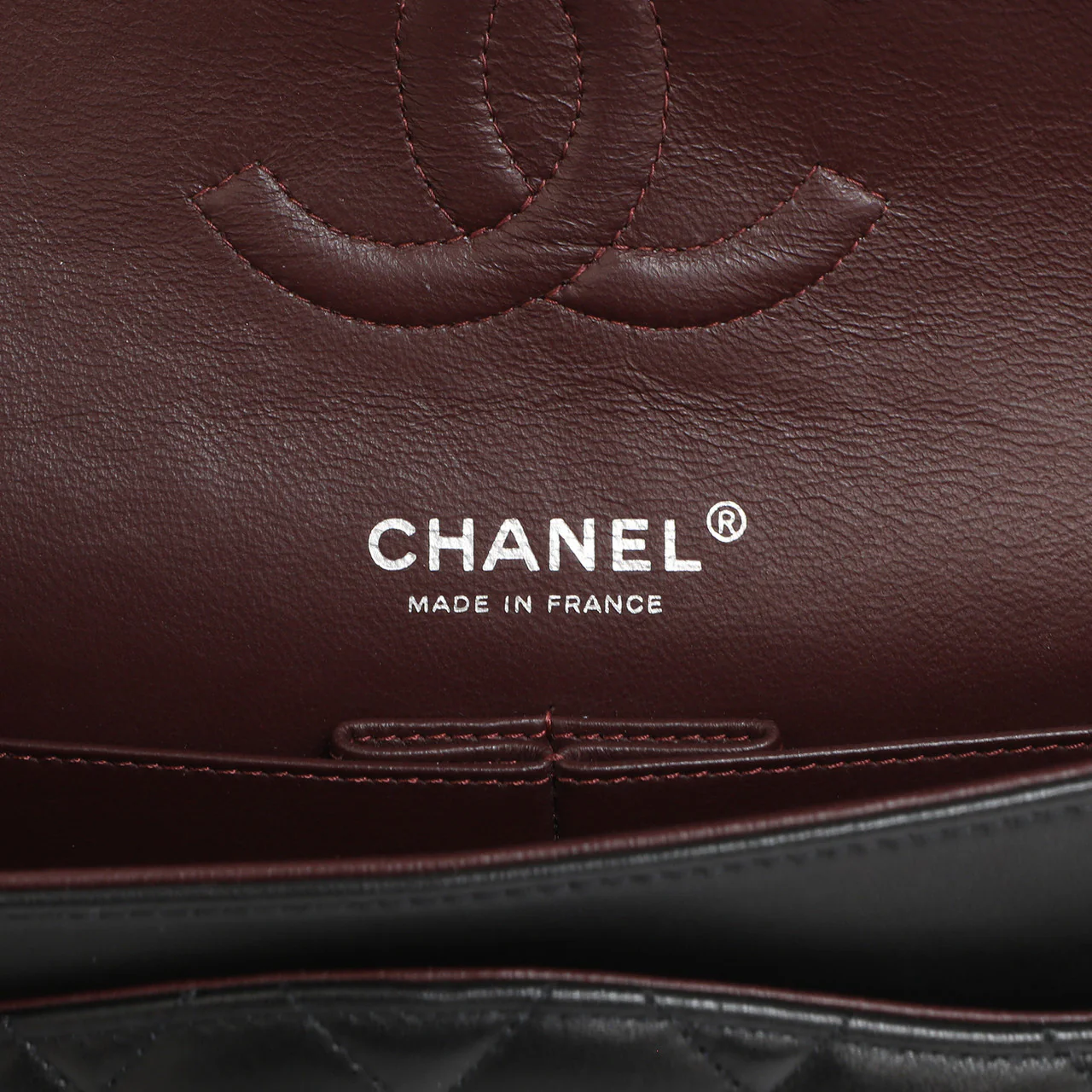 Chanel Black Quilted Lambskin Medium Classic Double Flap - Image 12