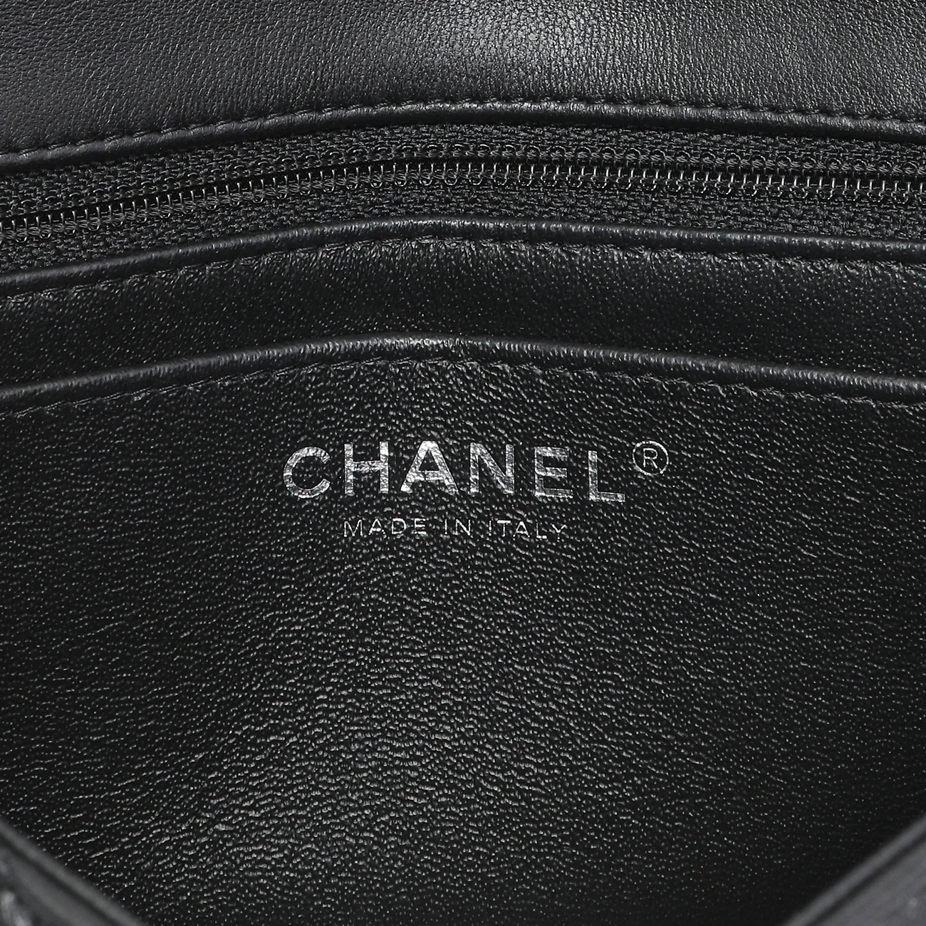 Chanel Black Quilted Lambskin Mini Rectangular Flap - Image 9