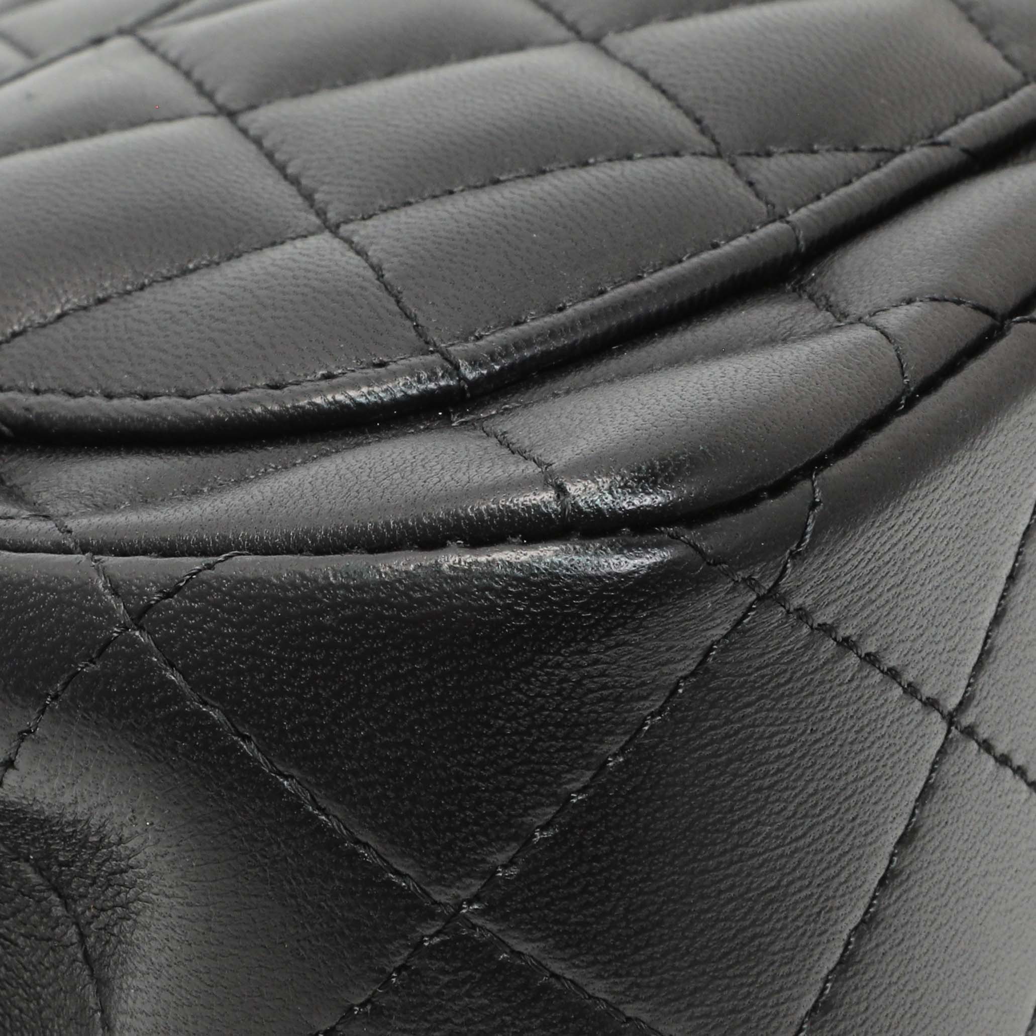 Chanel Black Quilted Lambskin Mini Square Flap - Image 6
