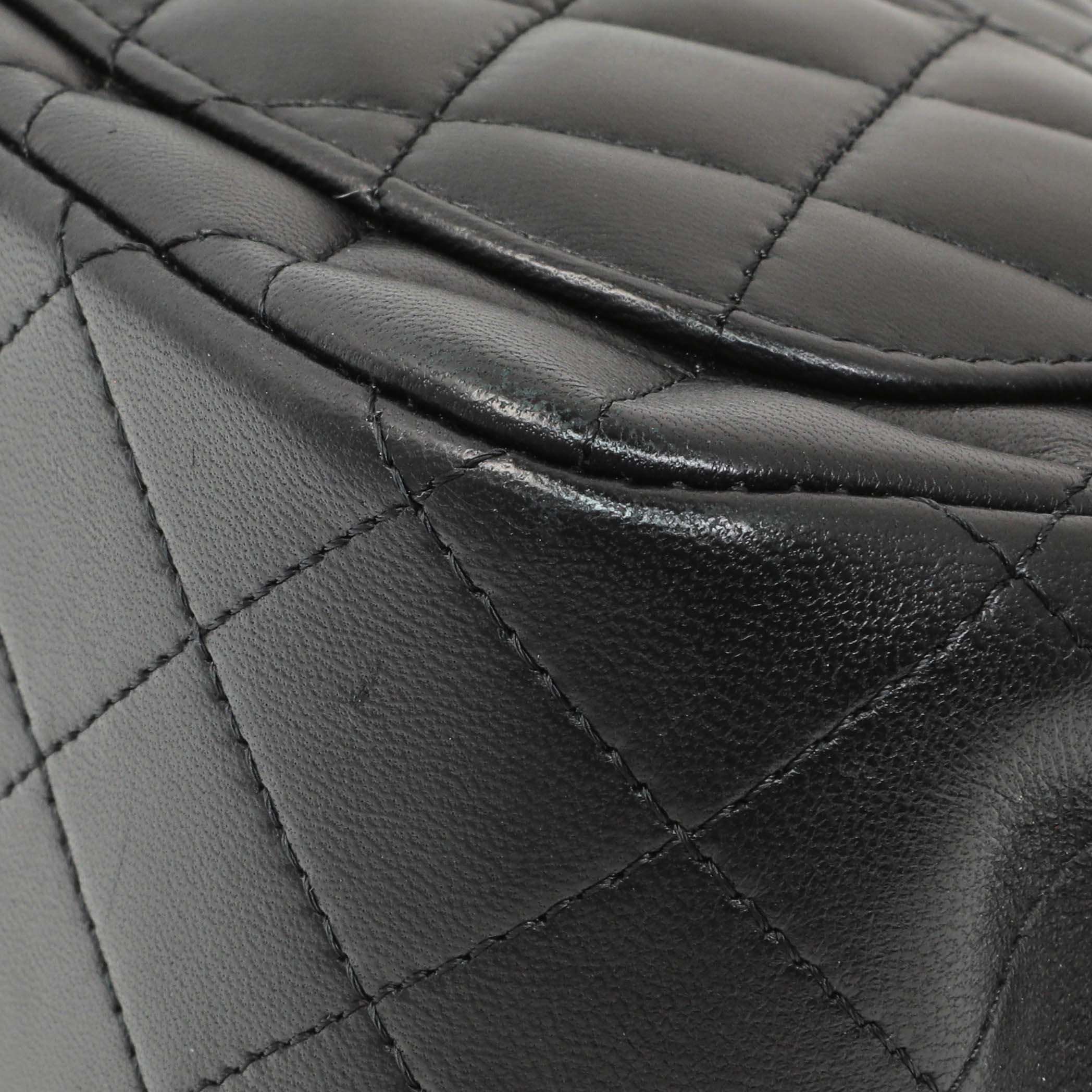 Chanel Black Quilted Lambskin Mini Square Flap - Image 7