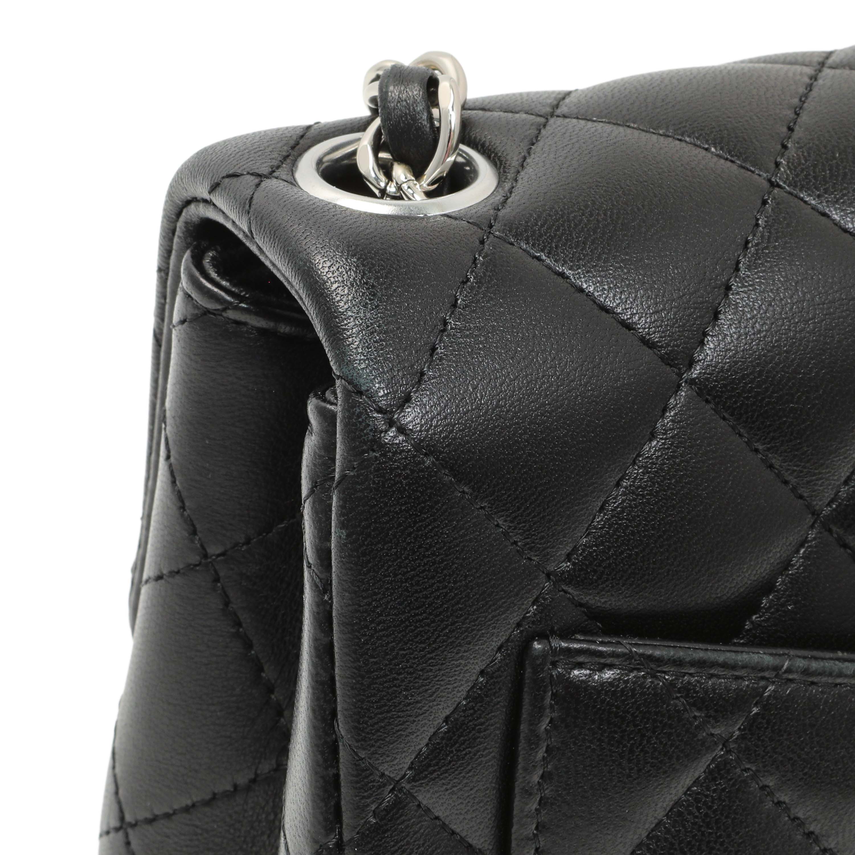 Chanel Black Quilted Lambskin Mini Square Flap - Image 8
