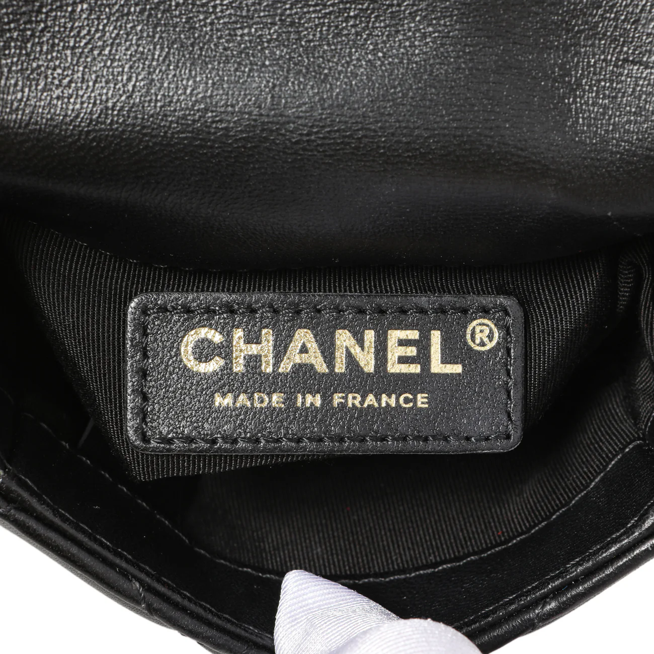 Chanel Black Quilted Lambskin My Precious Phone Case Flap Bag - Image 6