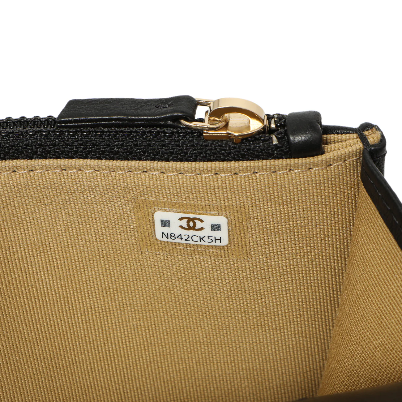 Chanel Black Quilted Lambskin Pearl Crush Clutch with Chain - Image 11