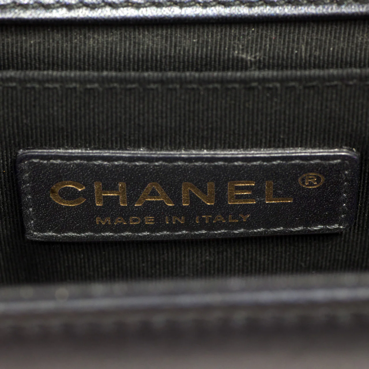 Chanel Black Quilted Lambskin Small Boy Bag - Image 9