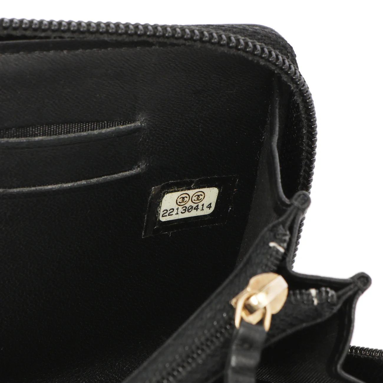 Chanel Black Quilted Lambskin Small Boy Zip Around Wallet - Image 14