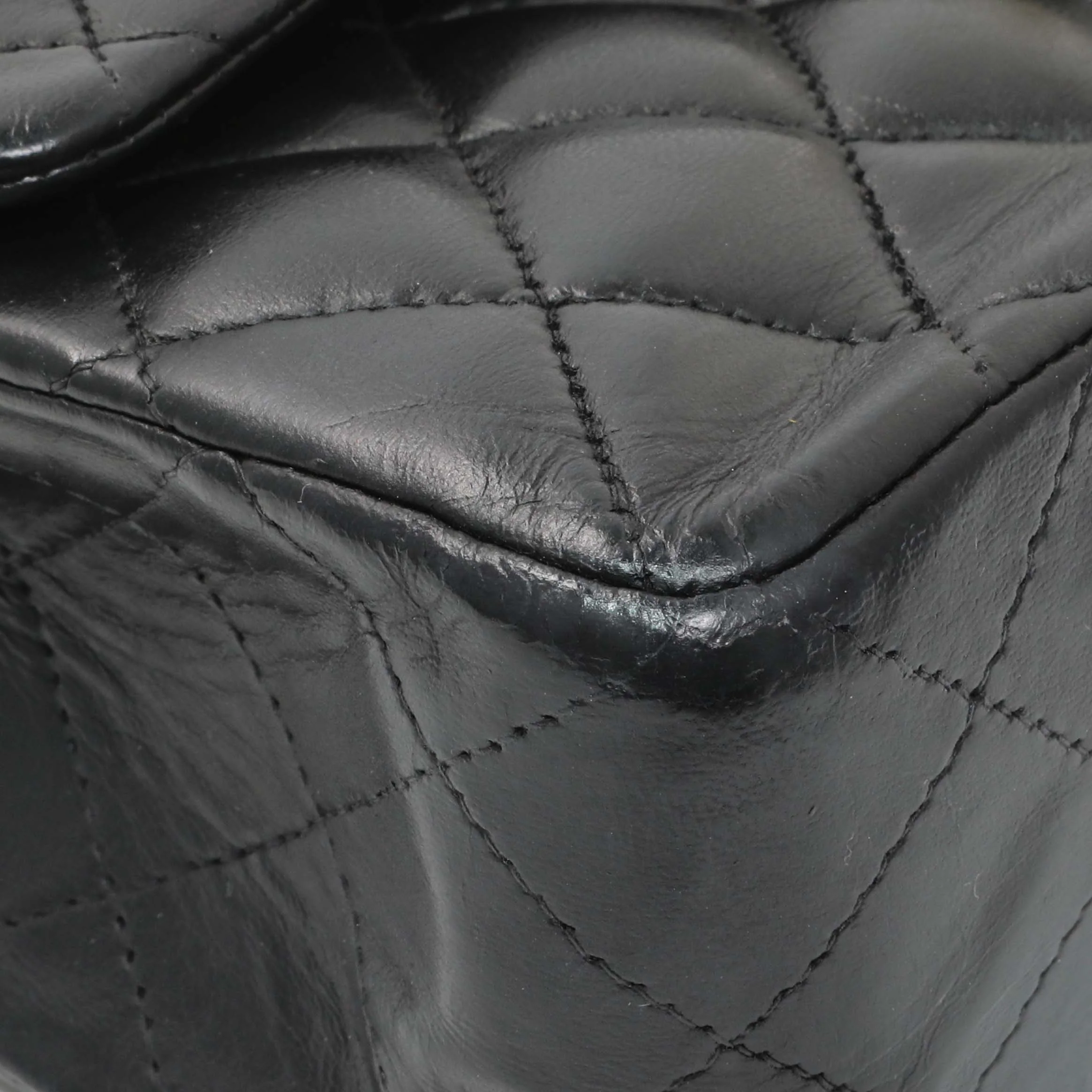 Chanel Black Quilted Lambskin Small Double Flap - Image 4