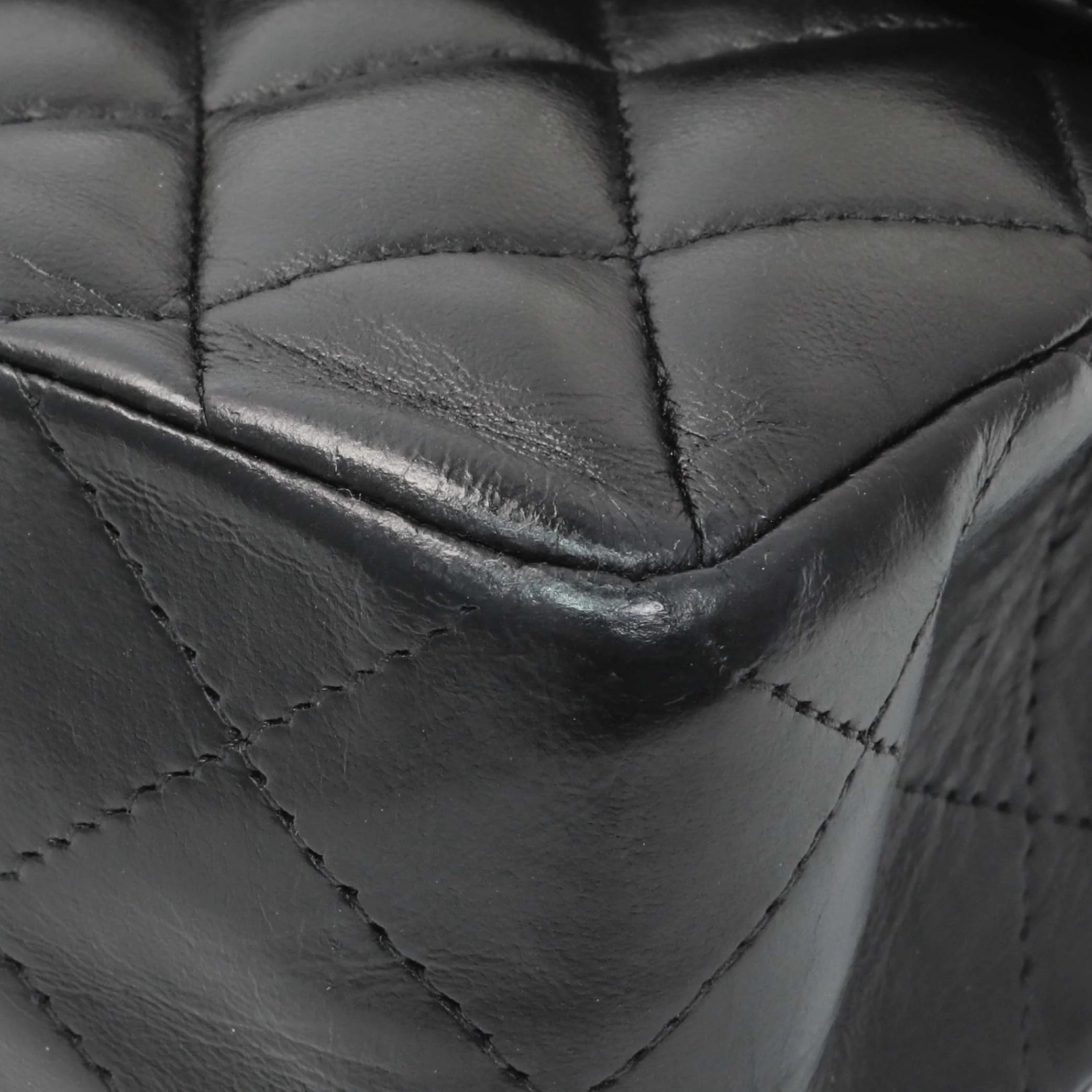 Chanel Black Quilted Lambskin Small Double Flap - Image 5
