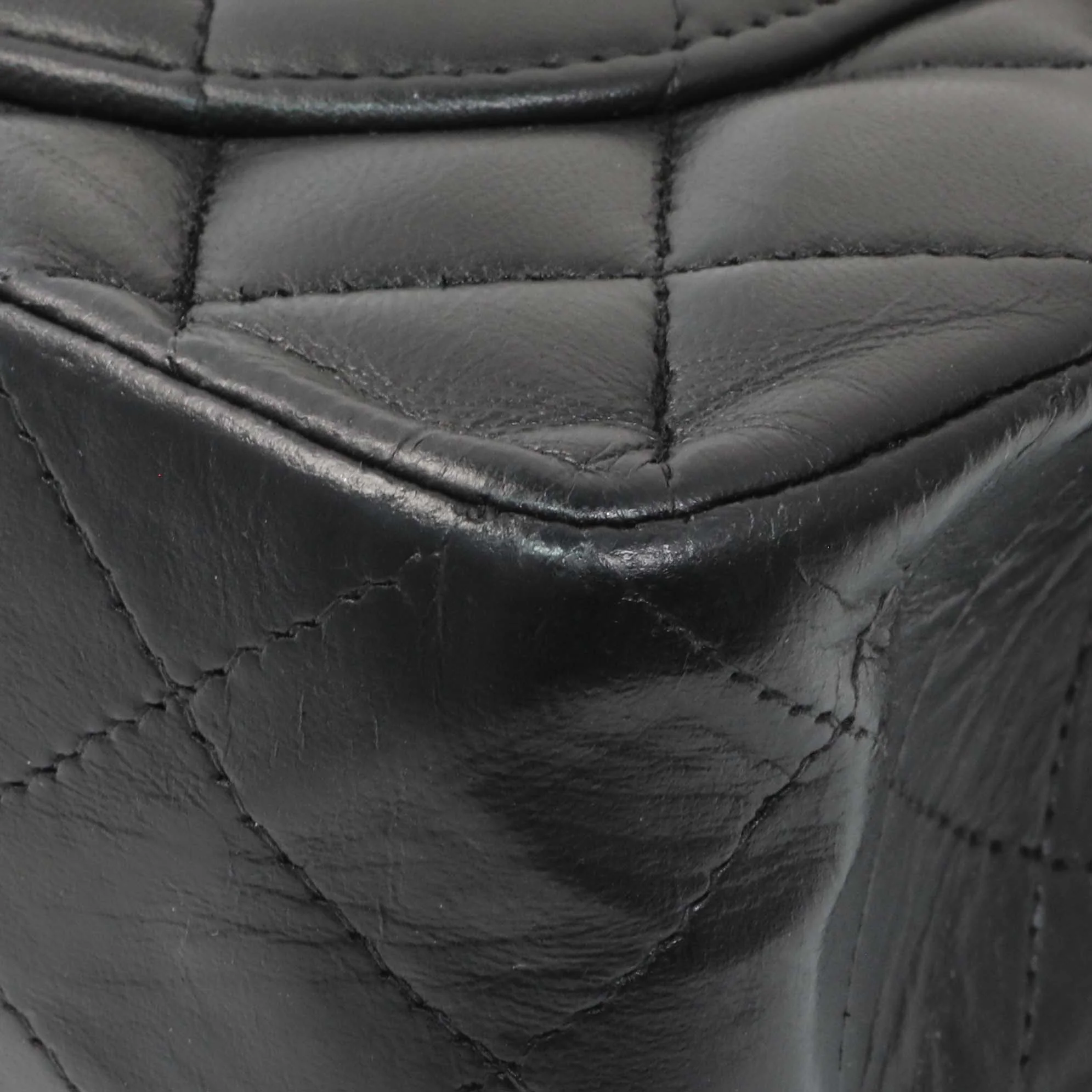 Chanel Black Quilted Lambskin Small Double Flap - Image 7