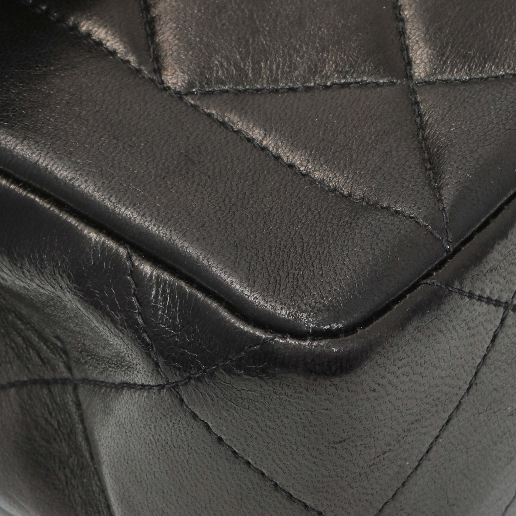 Chanel Black Quilted Lambskin Vintage CC Chain Flap - Image 5