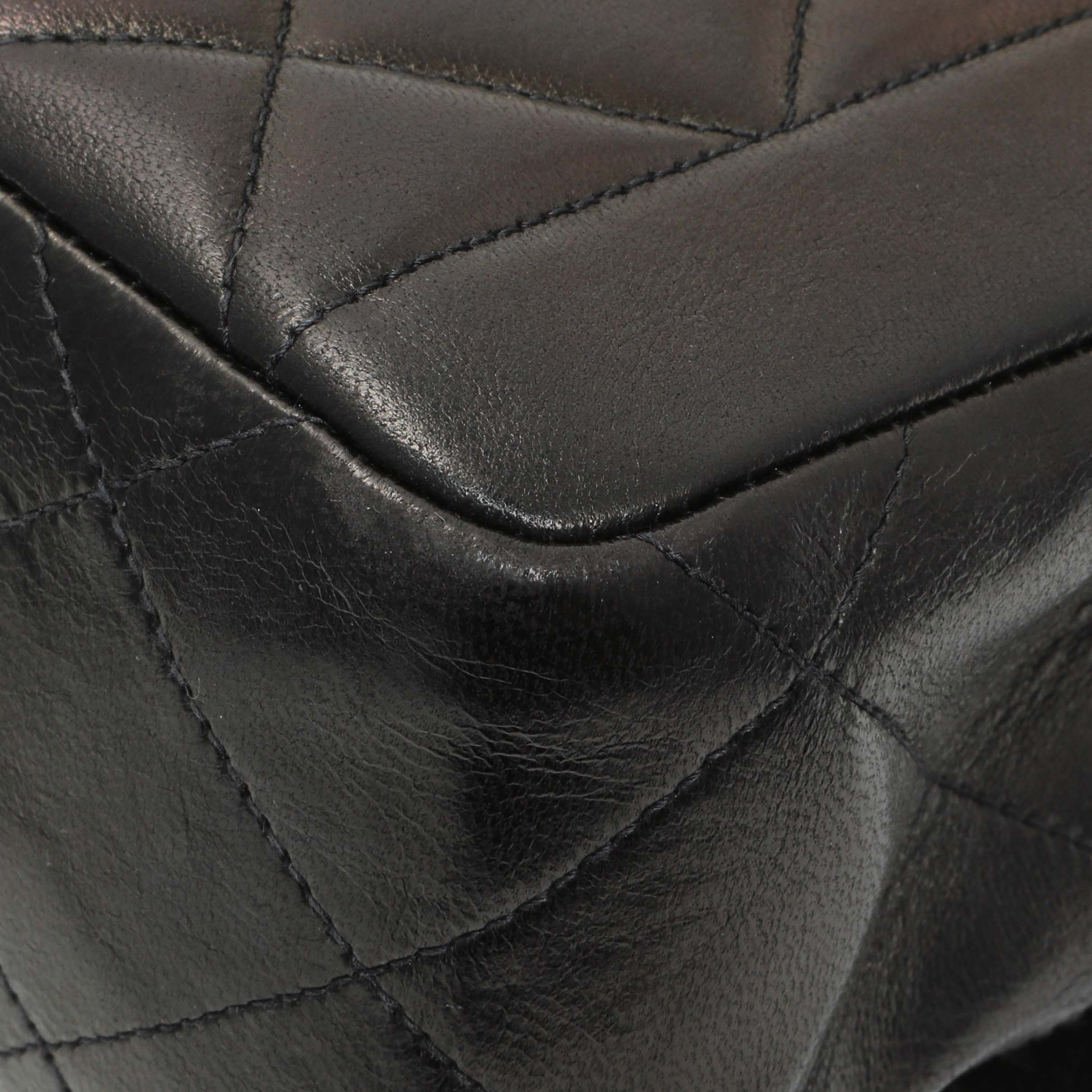 Chanel Black Quilted Lambskin Vintage CC Chain Flap - Image 6