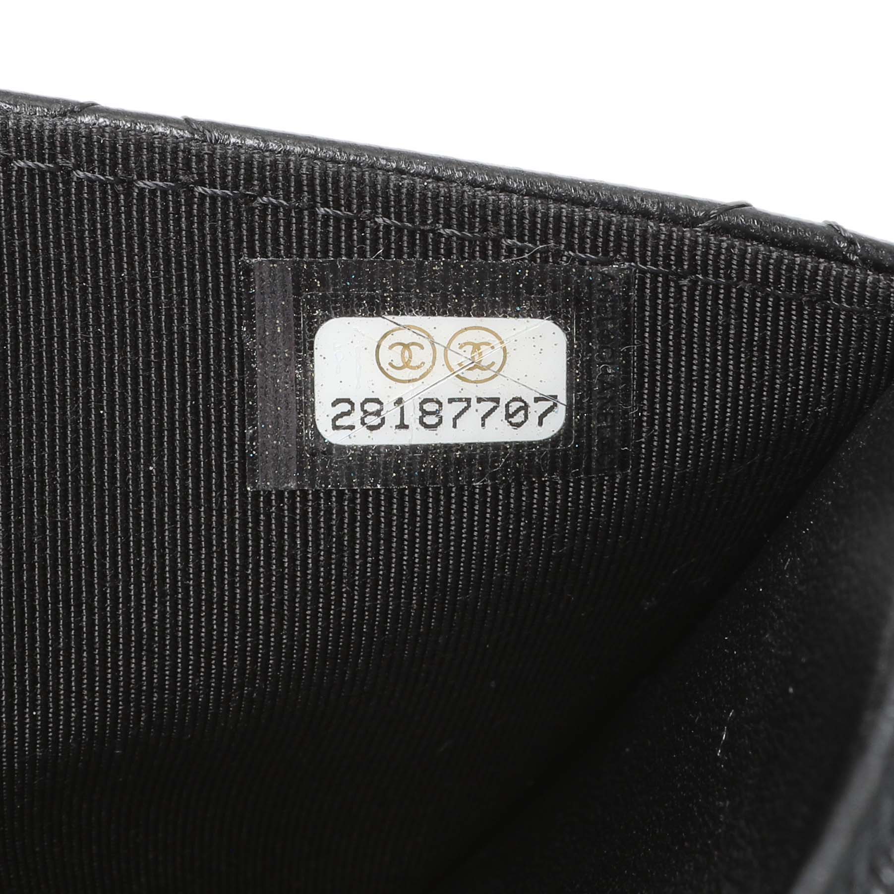 Chanel Black Quilted Lambskin Wallet on Chain - Image 7