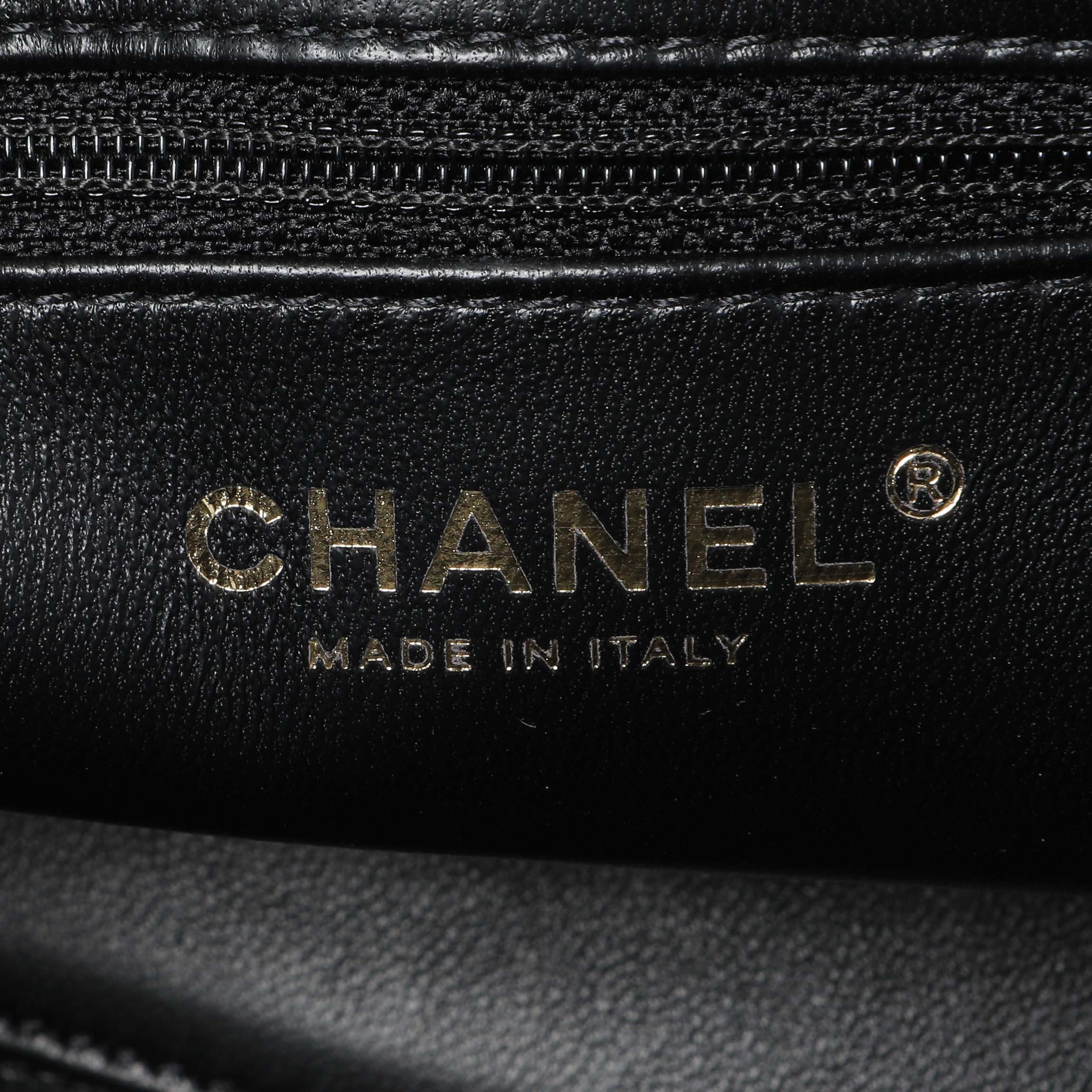 Chanel Black Quilted Velvet Nano Kelly Shopper - Image 5