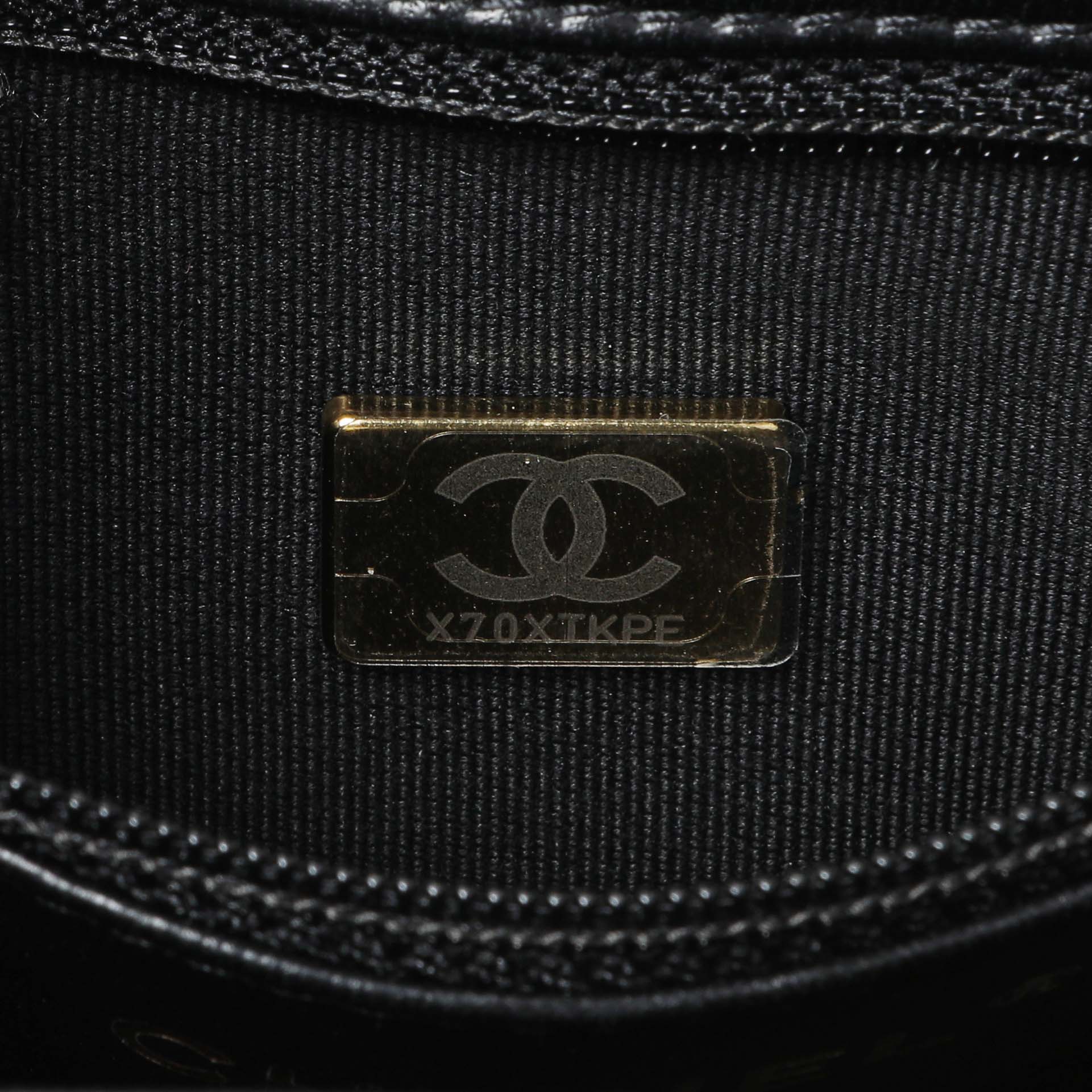 Chanel Black Quilted Velvet Nano Kelly Shopper - Image 6