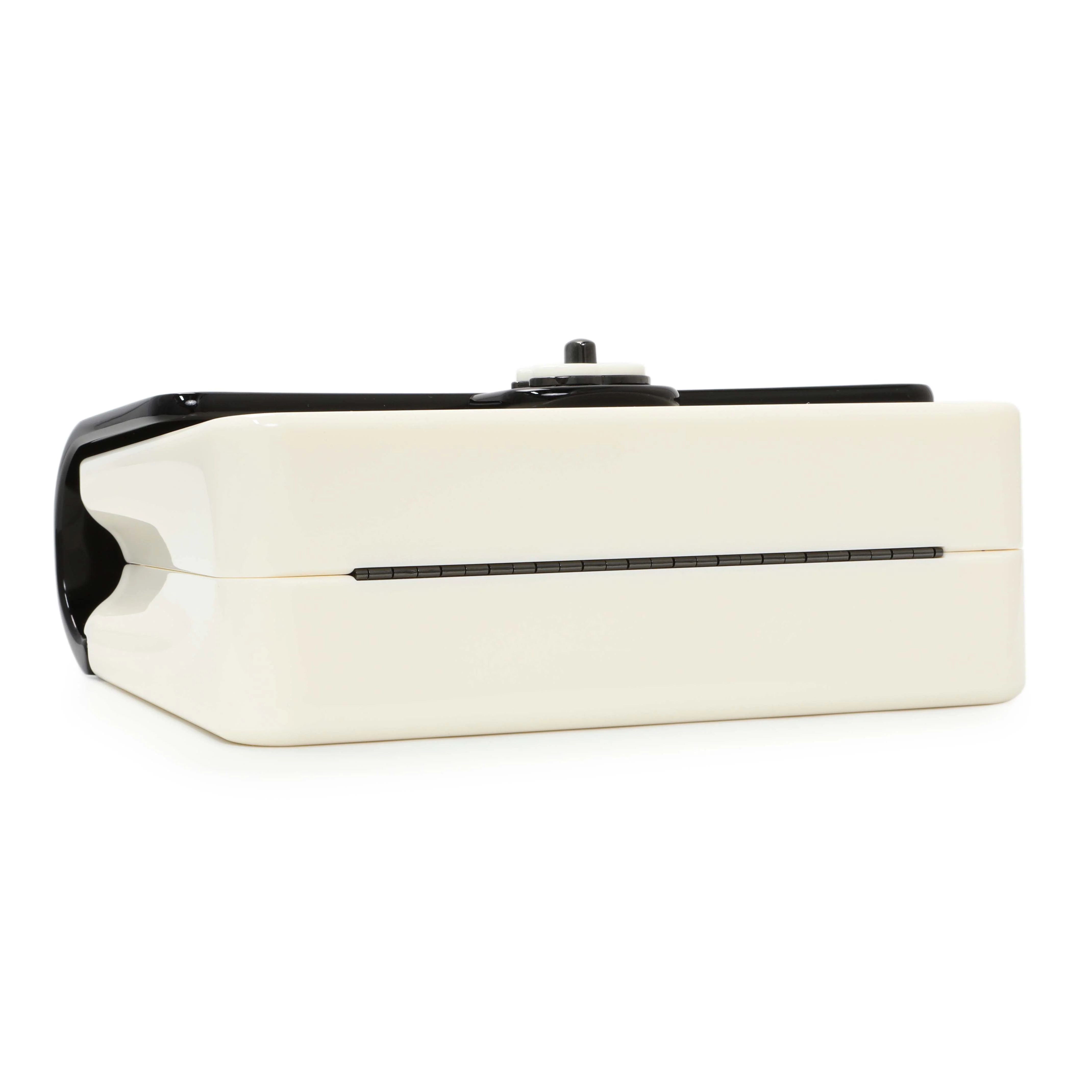 Chanel Black White Plexiglass Plexi Coco Bag - Image 3