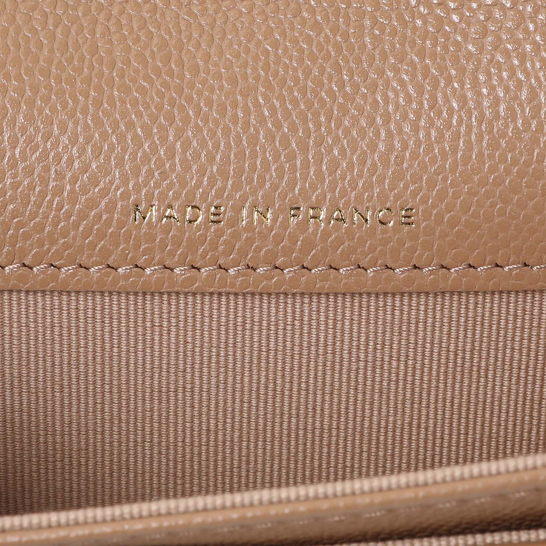 Chanel Brown Caviar Quilted Flap Card Holder Wallet - Image 6