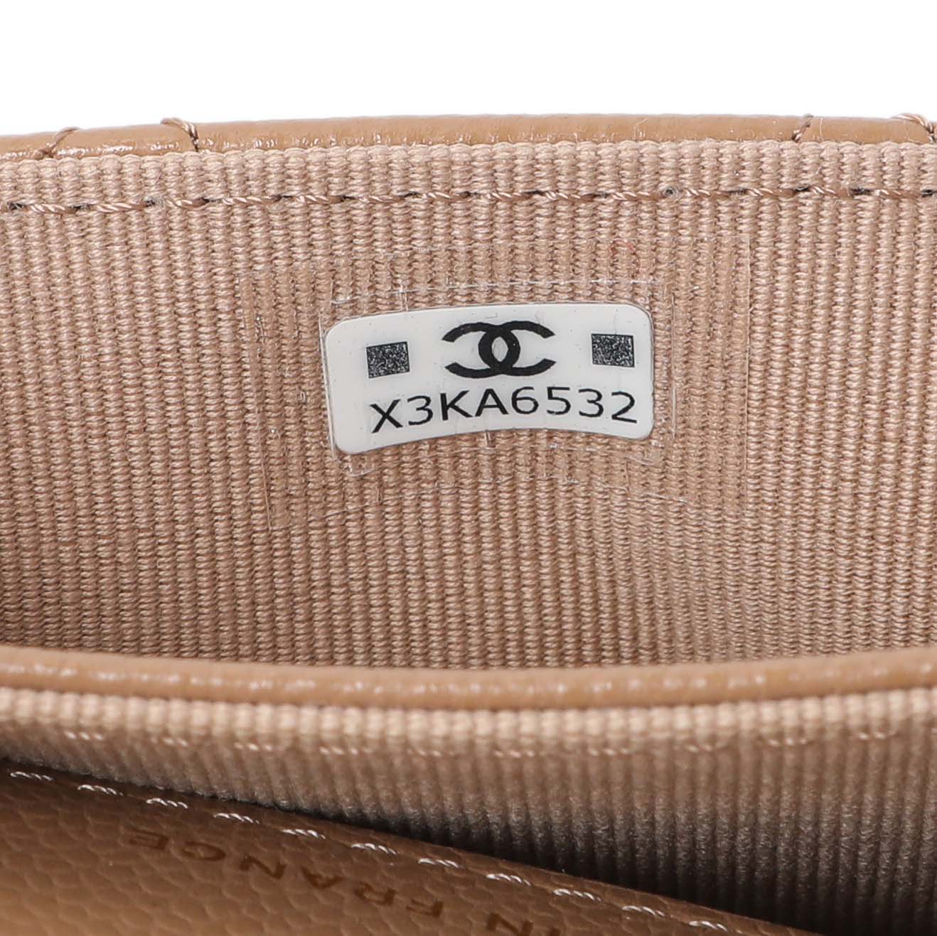 Chanel Brown Caviar Quilted Flap Card Holder Wallet - Image 7
