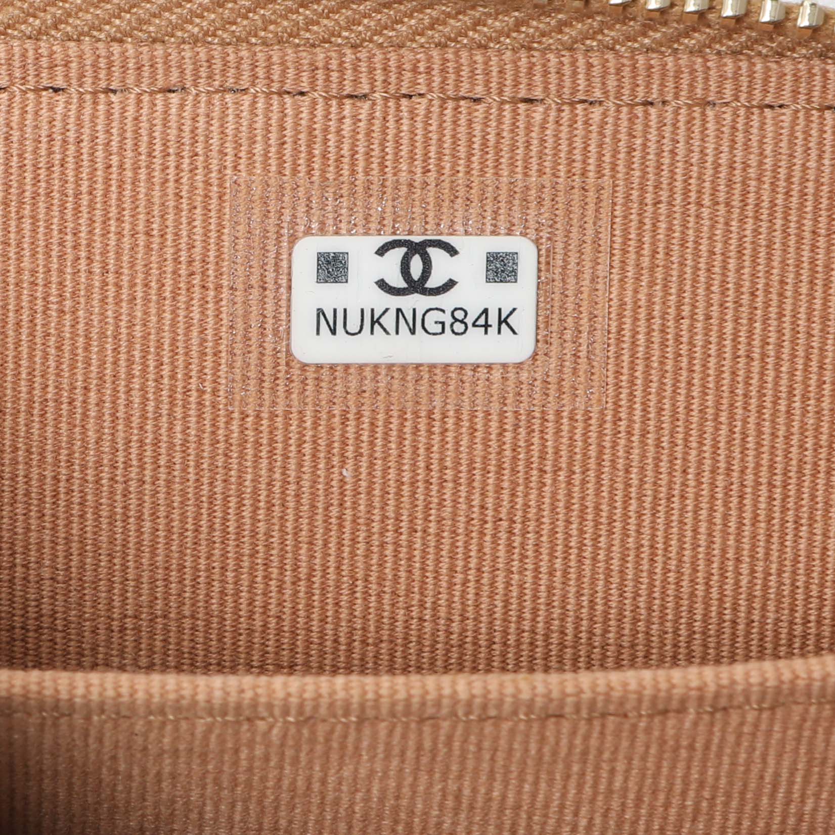 Chanel Brown Quilted Lambskin 19 Zip Around Coin Purse - Image 6