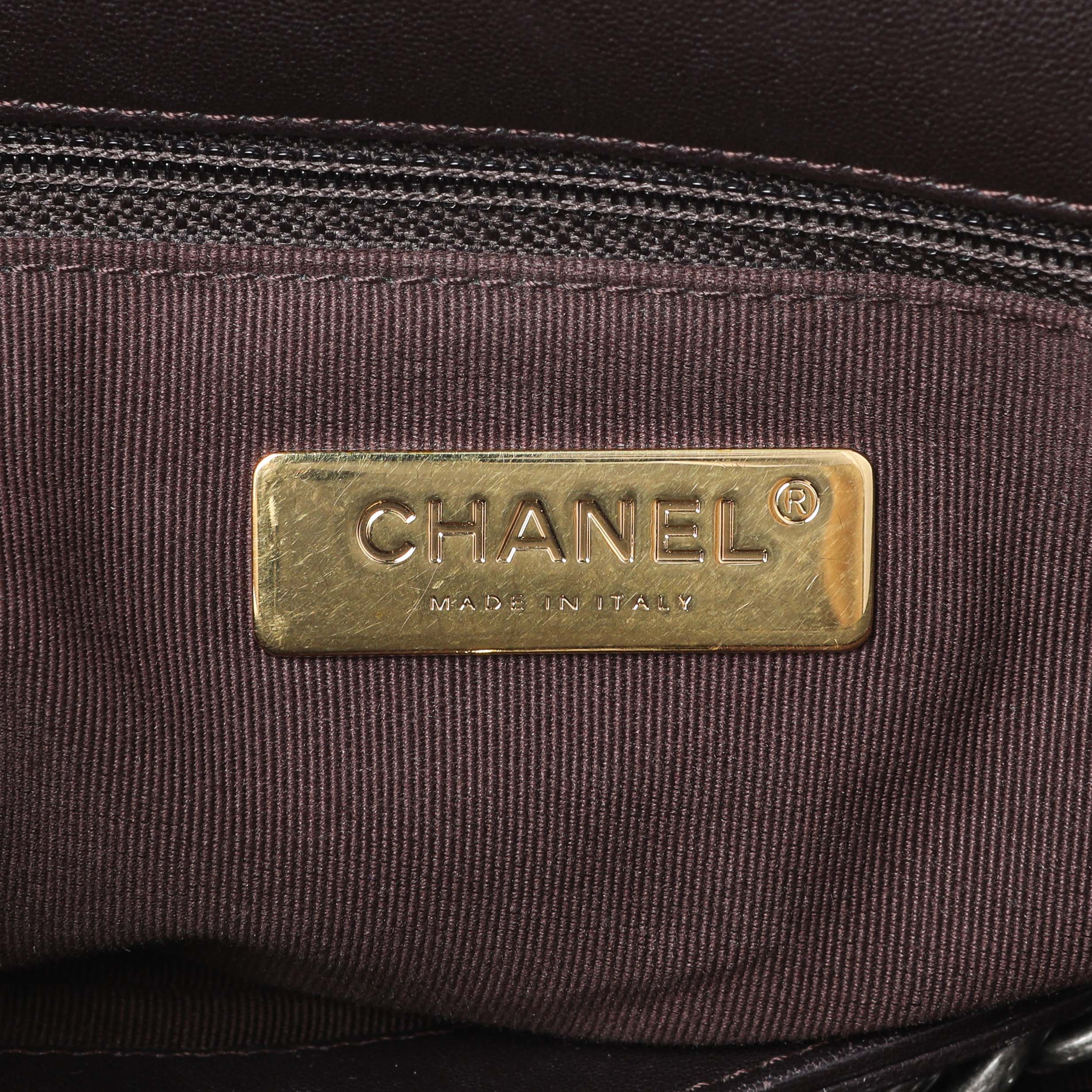 Chanel Brown Quilted Lambskin Medium Chanel 19 Flap - Image 10