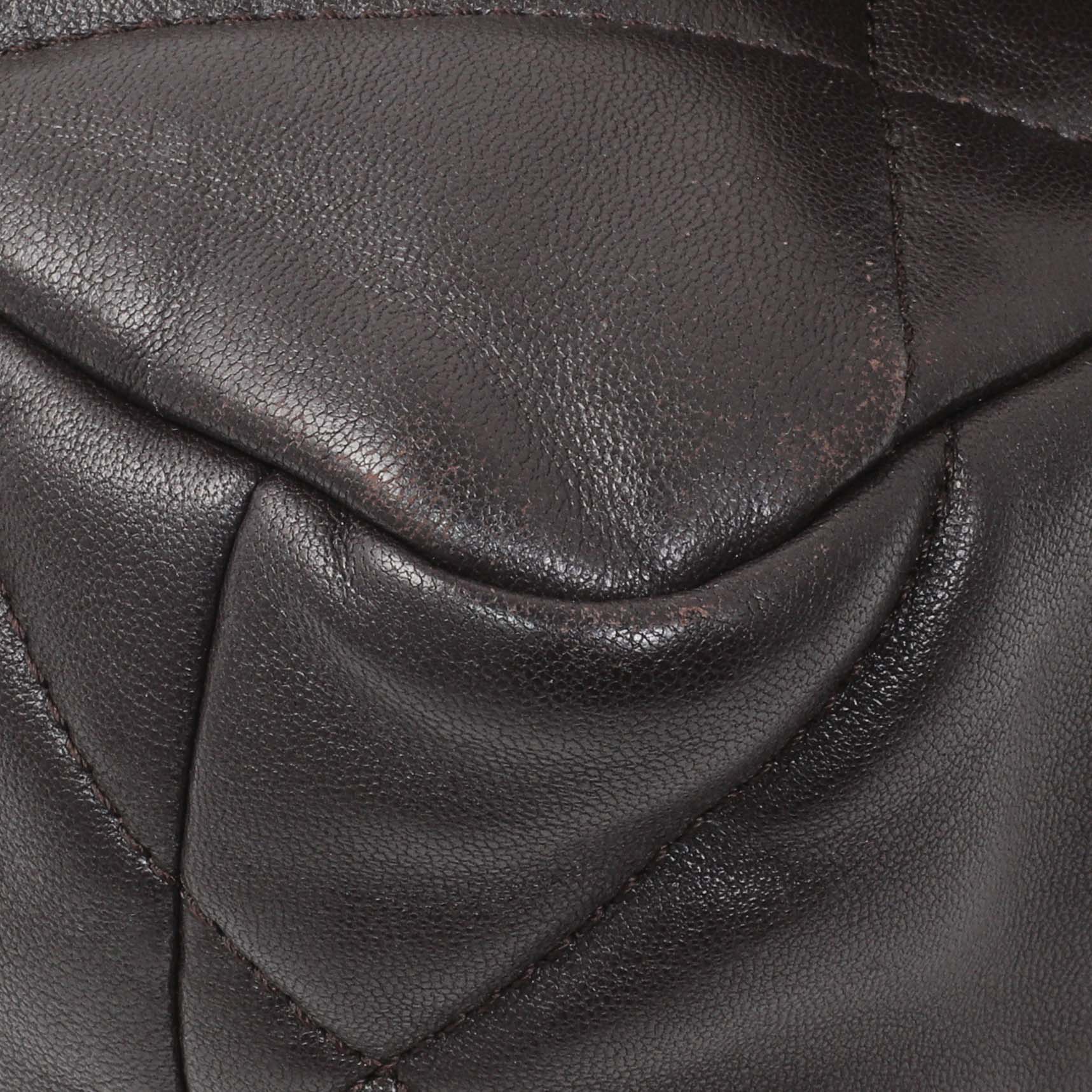 Chanel Brown Quilted Lambskin Medium Chanel 19 Flap - Image 6