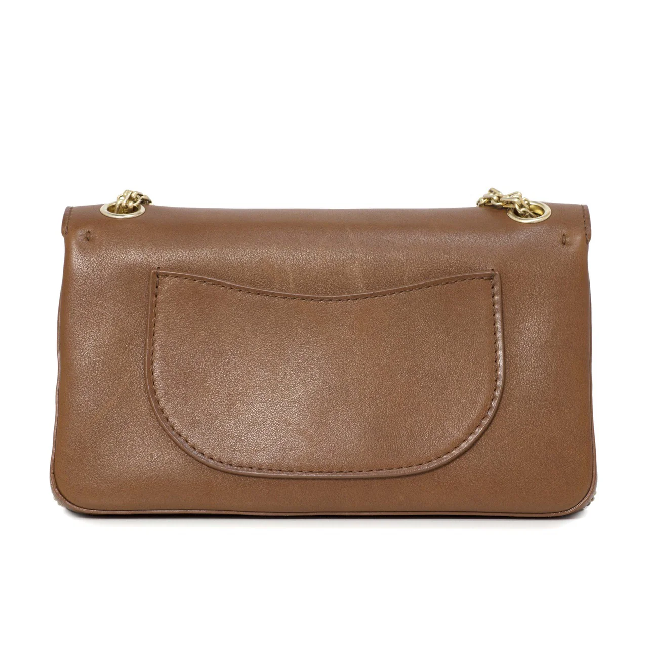 Chanel Brown Smooth Leather 2.55 Nude Bag - Image 10