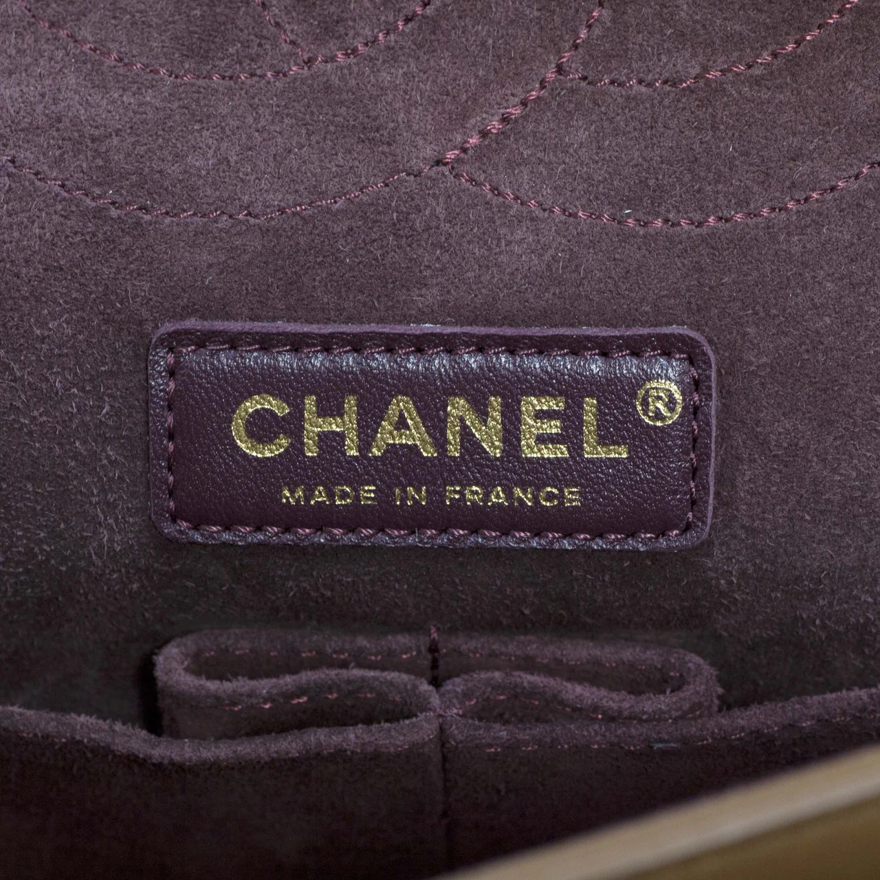 Chanel Brown Smooth Leather 2.55 Nude Bag - Image 4