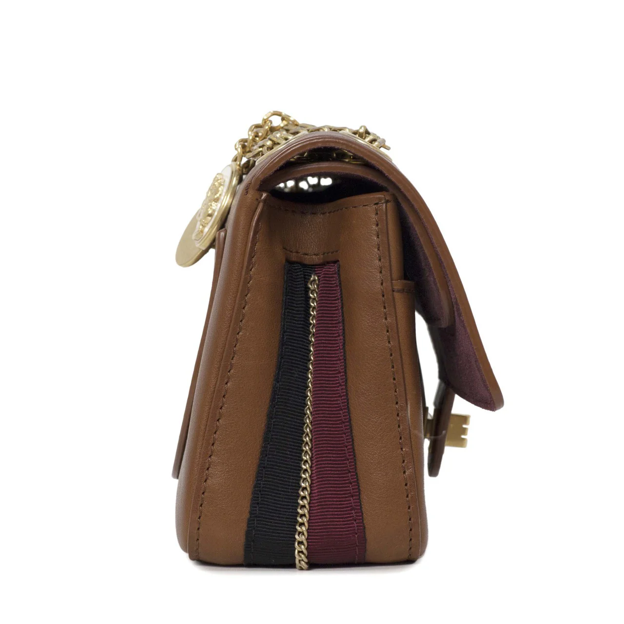 Chanel Brown Smooth Leather 2.55 Nude Bag - Image 6