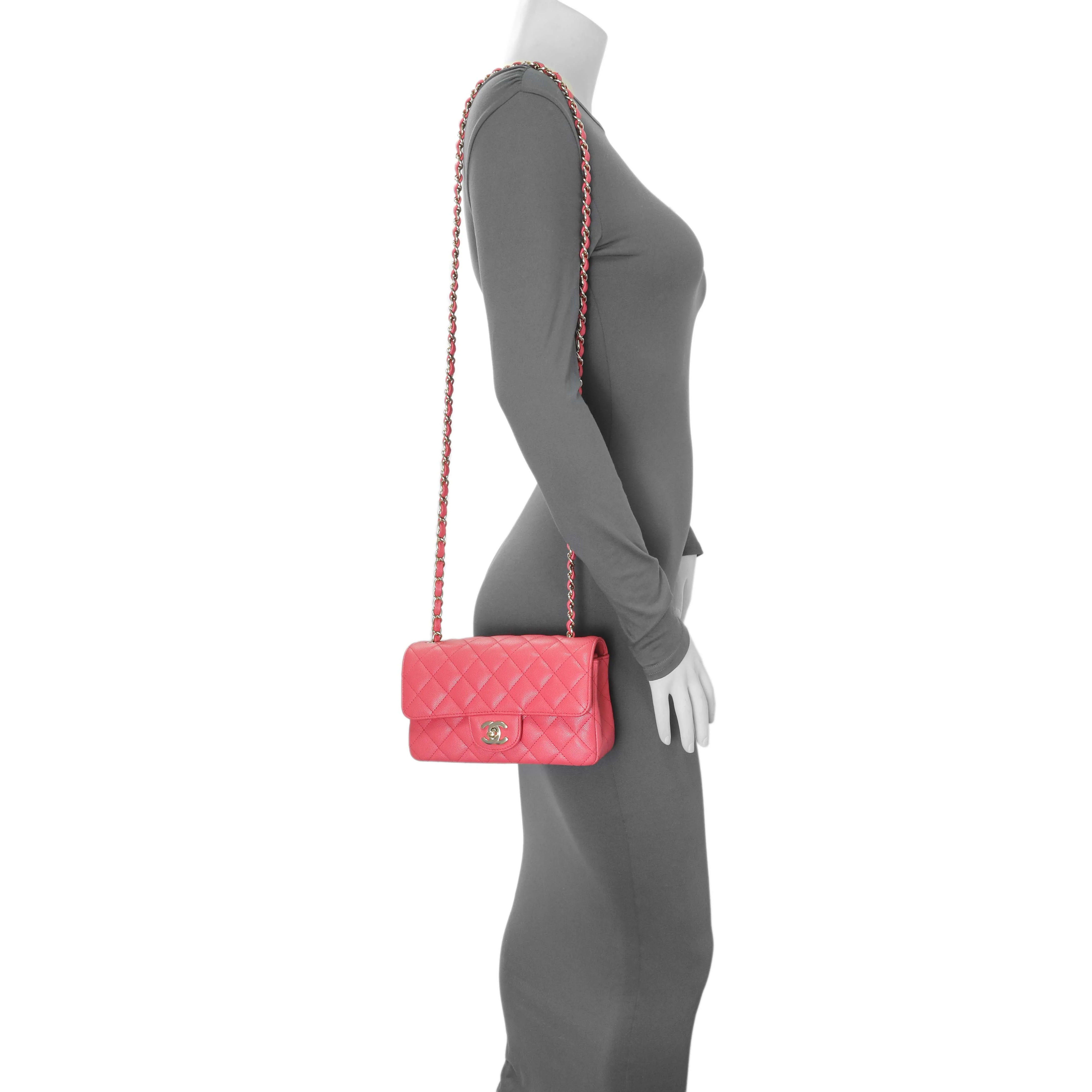 Chanel Caviar Quilted Mini Rectangular Flap - Image 7