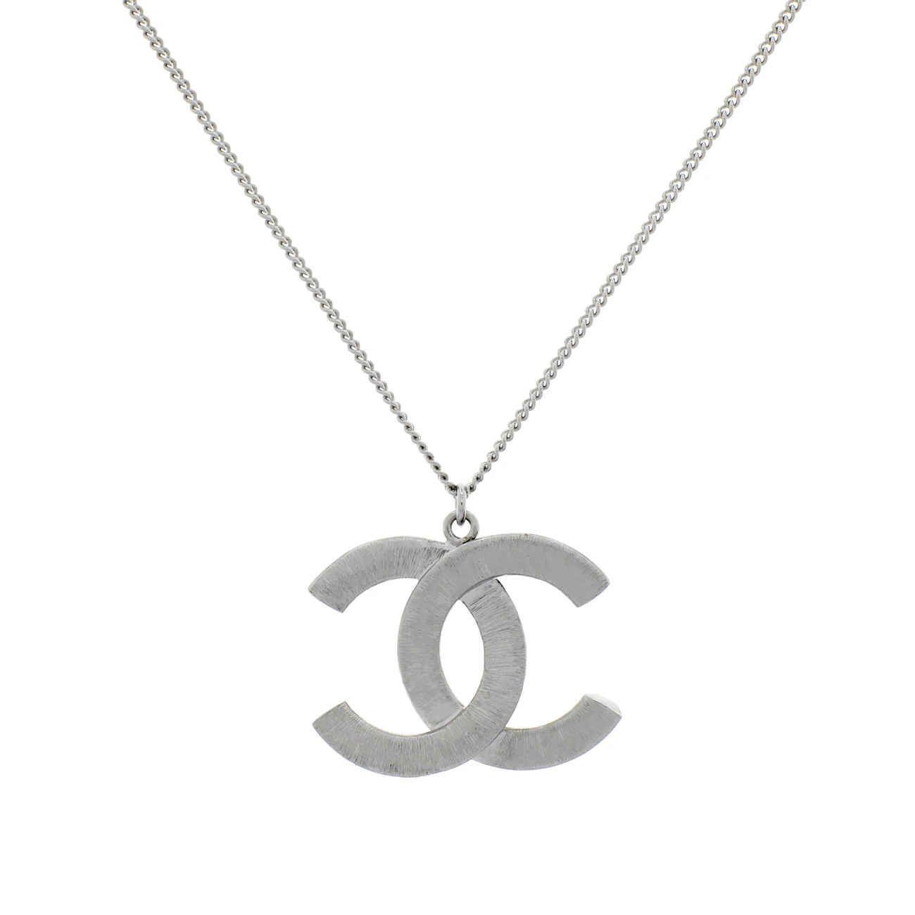 Chanel CC Crystal Pendant Necklace - Image 2