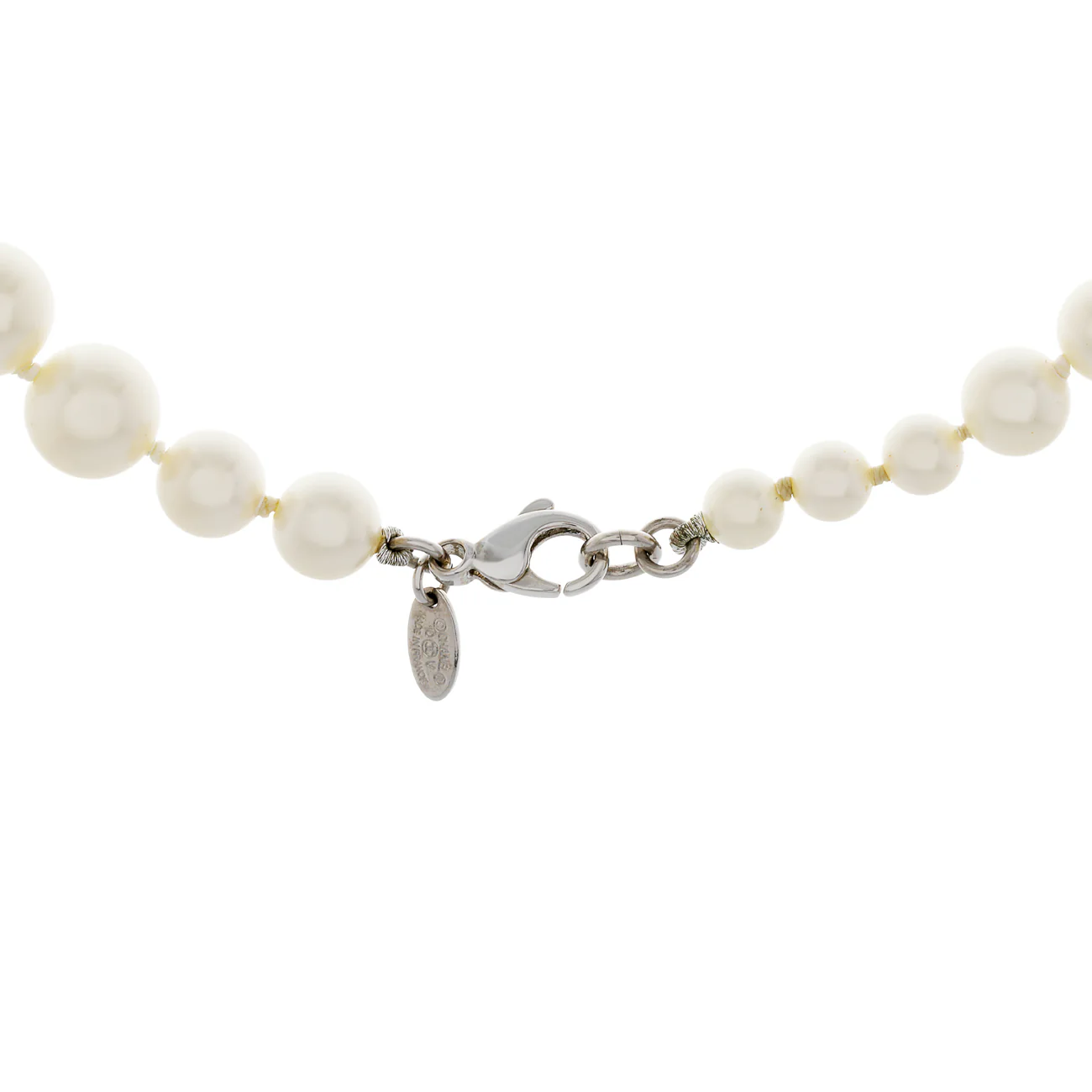 Chanel CC Pearl Necklace - Image 2