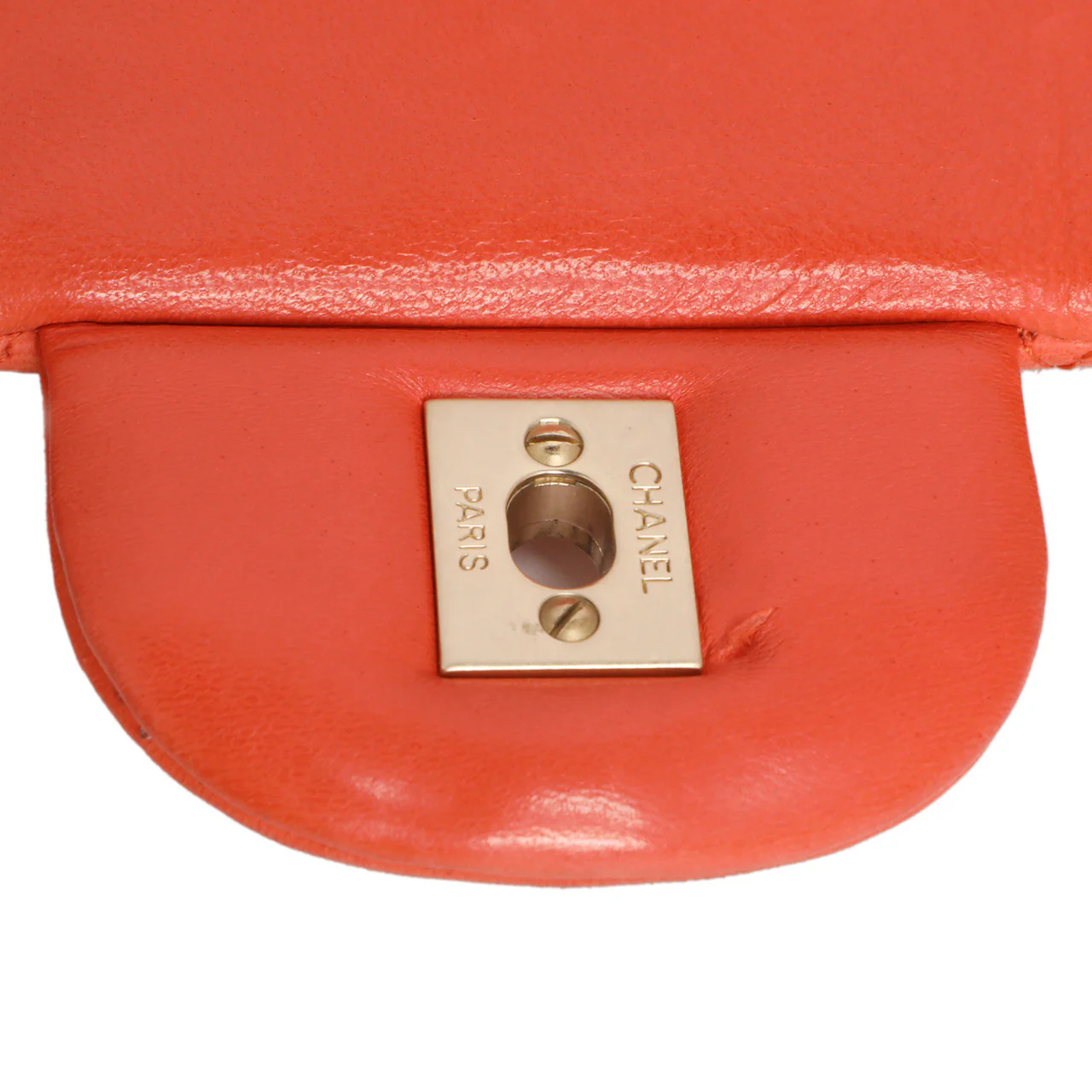 Chanel Coral Quilted Lambskin Maxi Classic Single Flap - Image 11