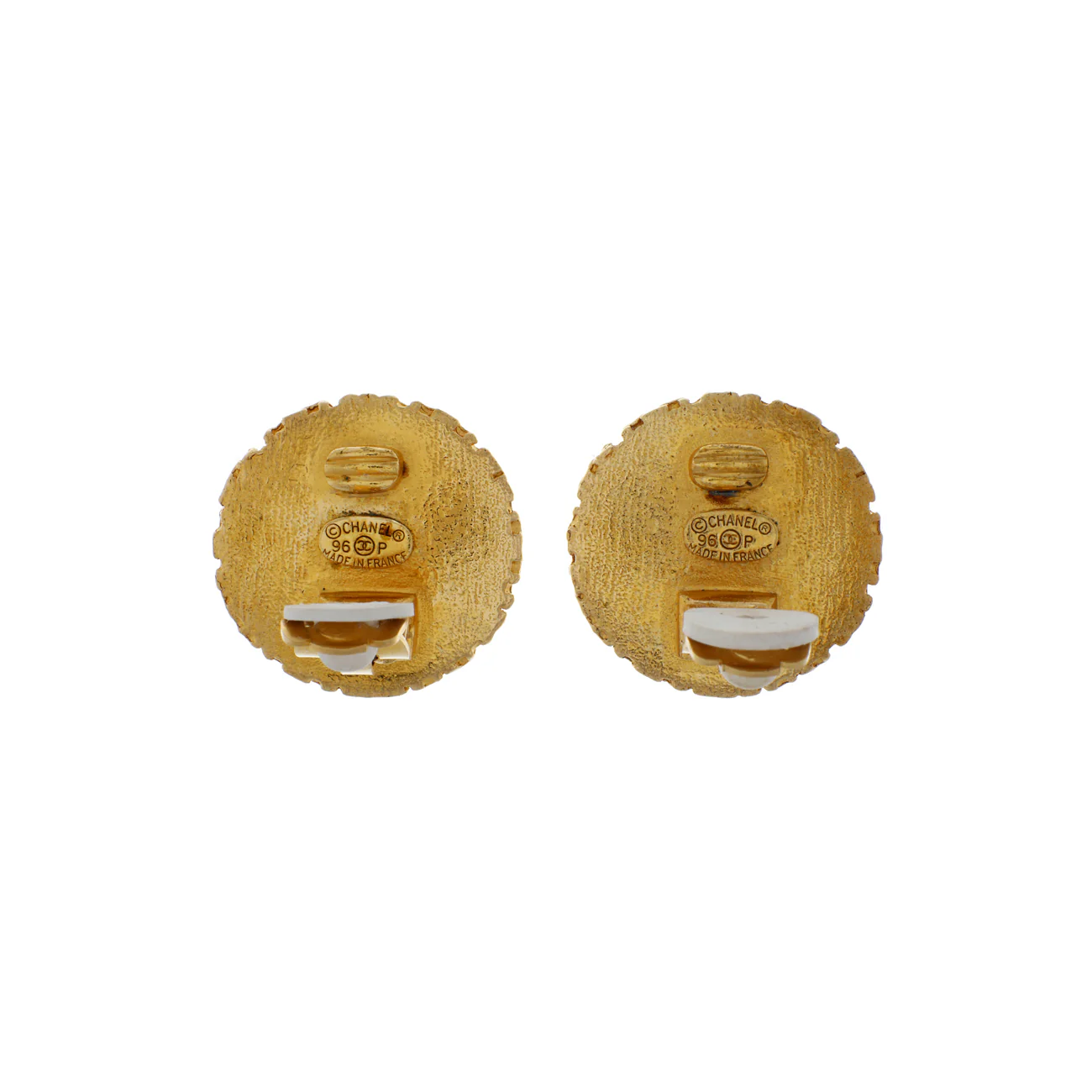 Chanel Gold CC Clip On Earrings - Image 2