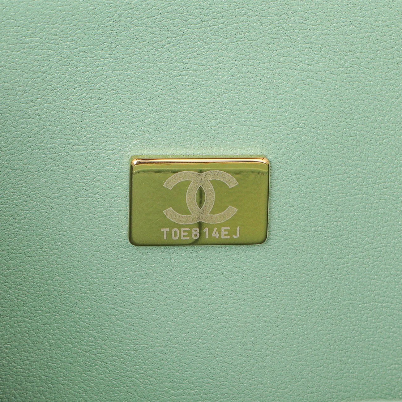 Chanel Green Quilted Caviar Small Classic Double Flap - Image 7
