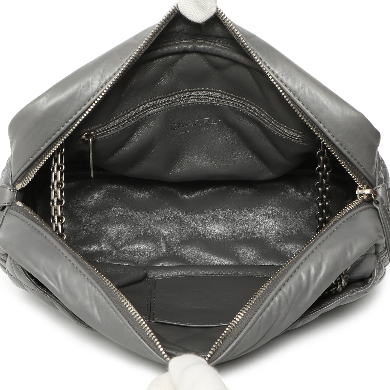 Chanel Grey Aged Calfskin Reissue Camera Bag - Image 9