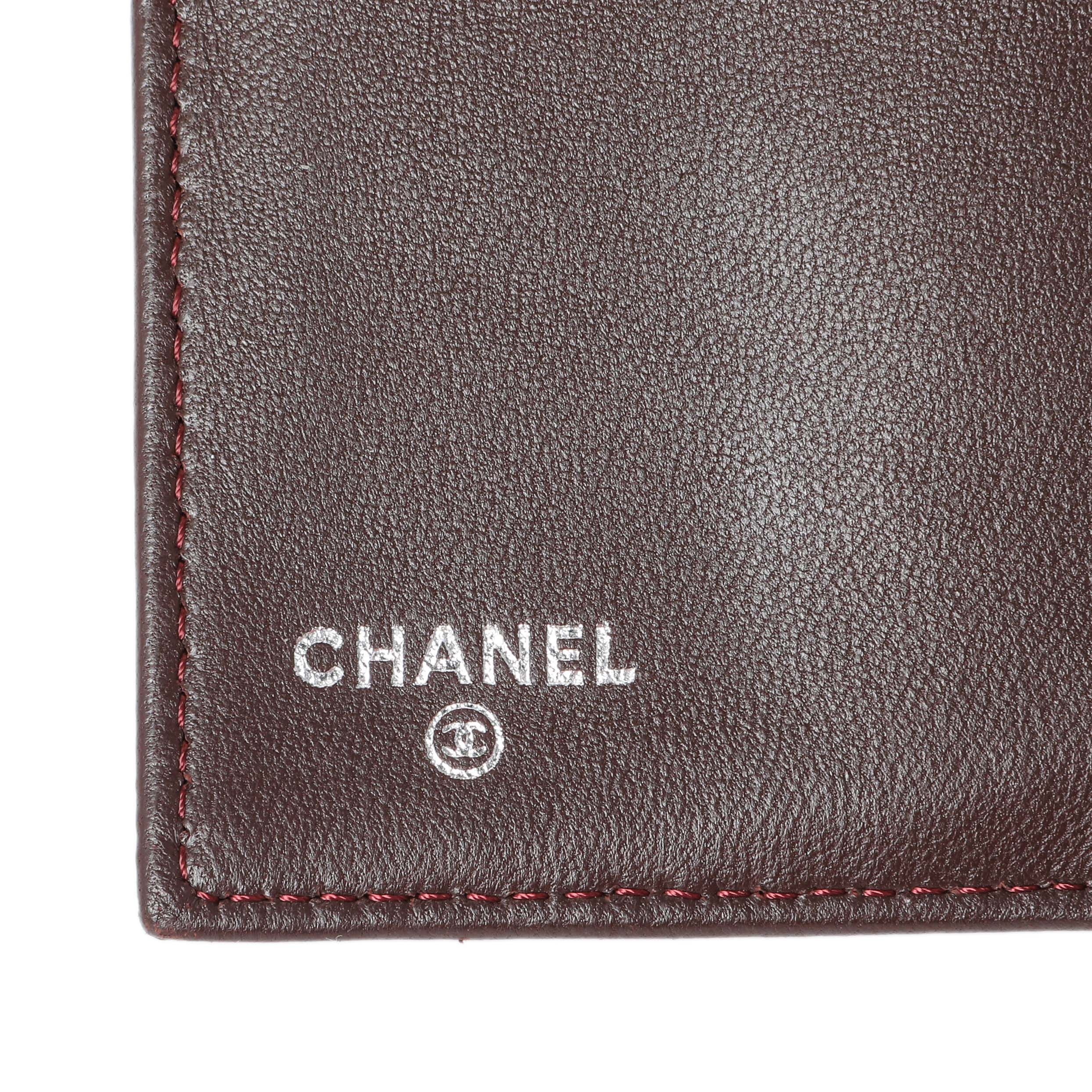 Chanel Lambskin Quilted Large Flap Wallet Black - Image 9
