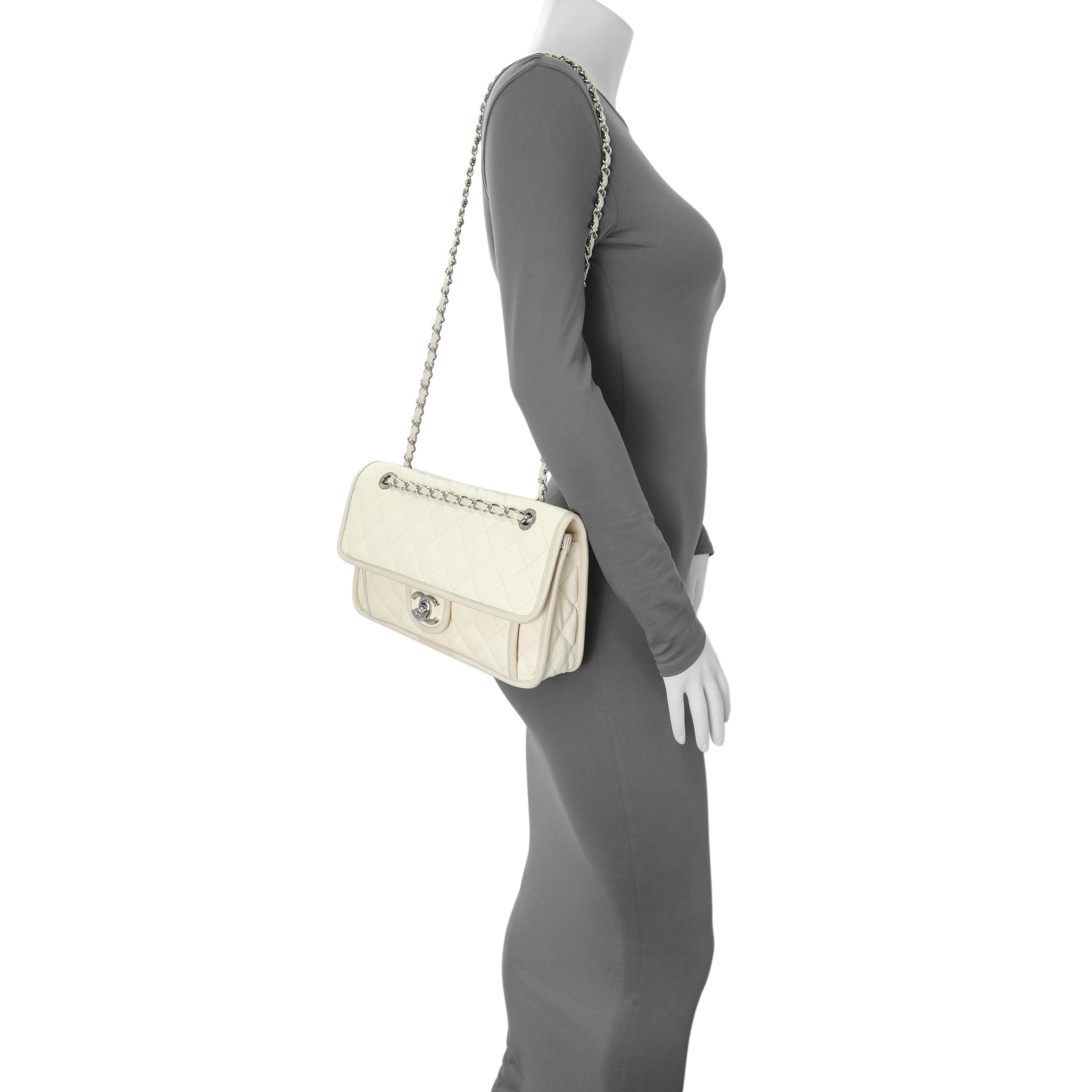 Chanel Medium French Riviera Flap Bag - Image 11